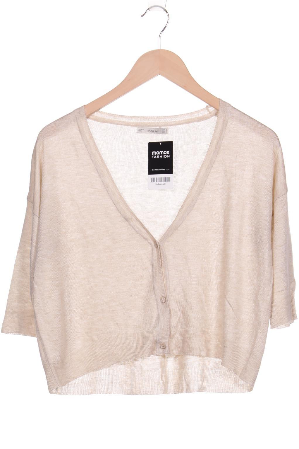 

ZARA Damen Strickjacke, beige