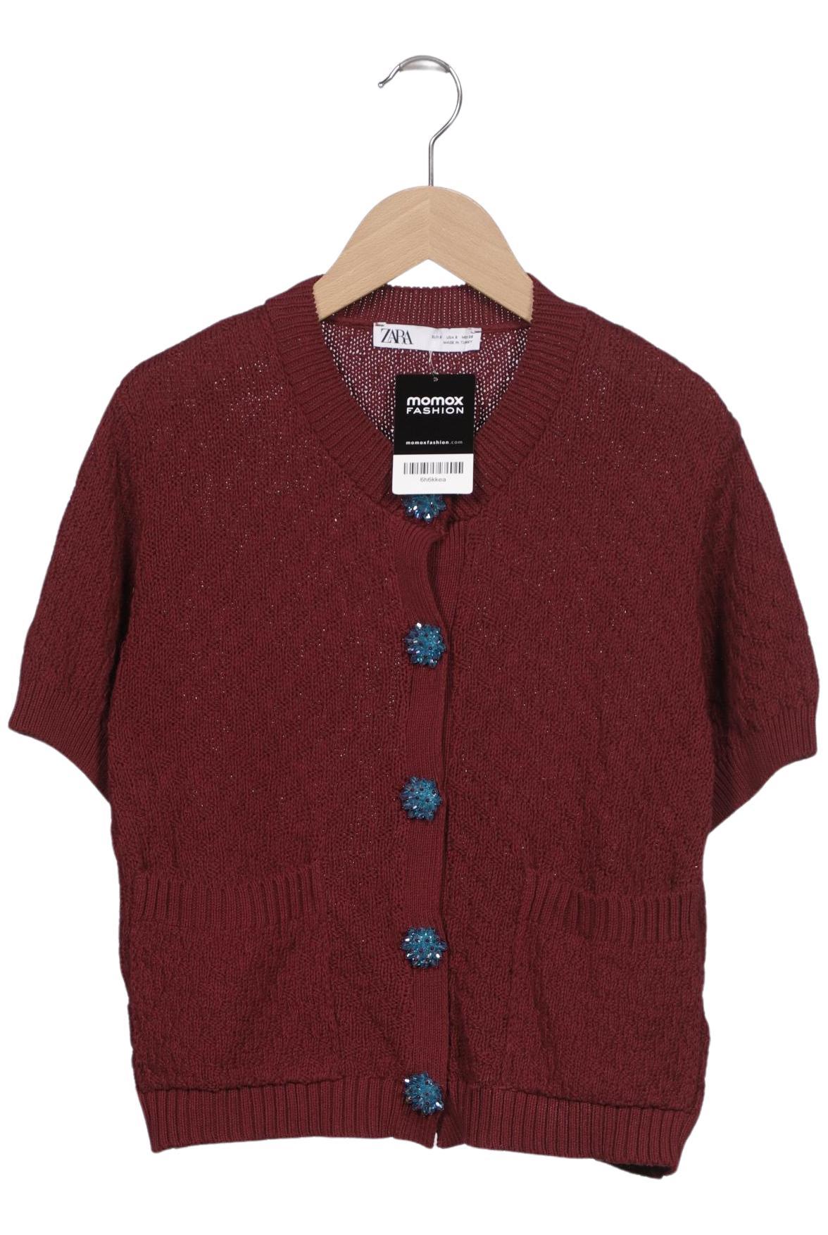 

Zara Damen Strickjacke, bordeaux, Gr. 36