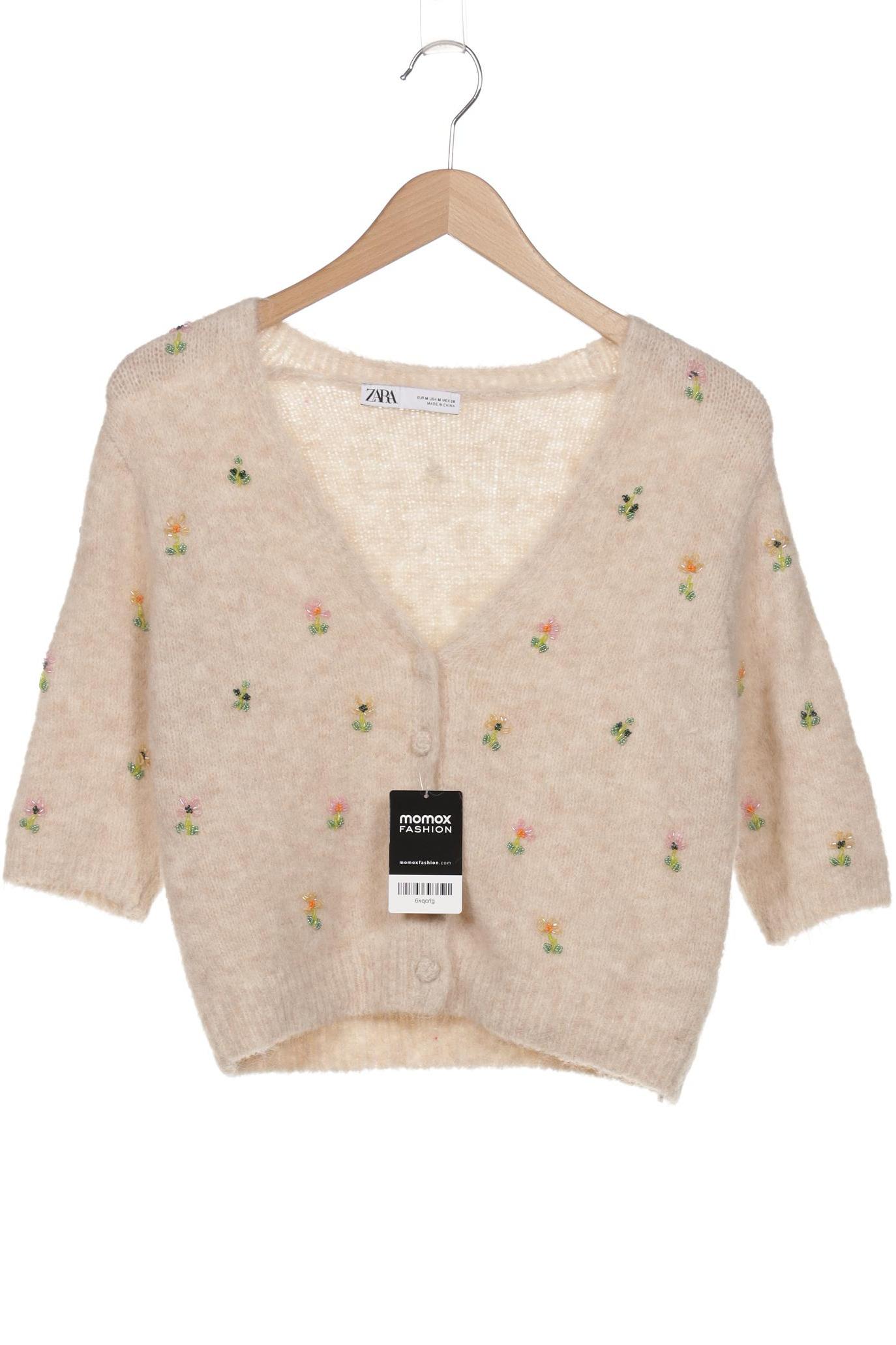 

Zara Damen Strickjacke, cremeweiß, Gr. 38