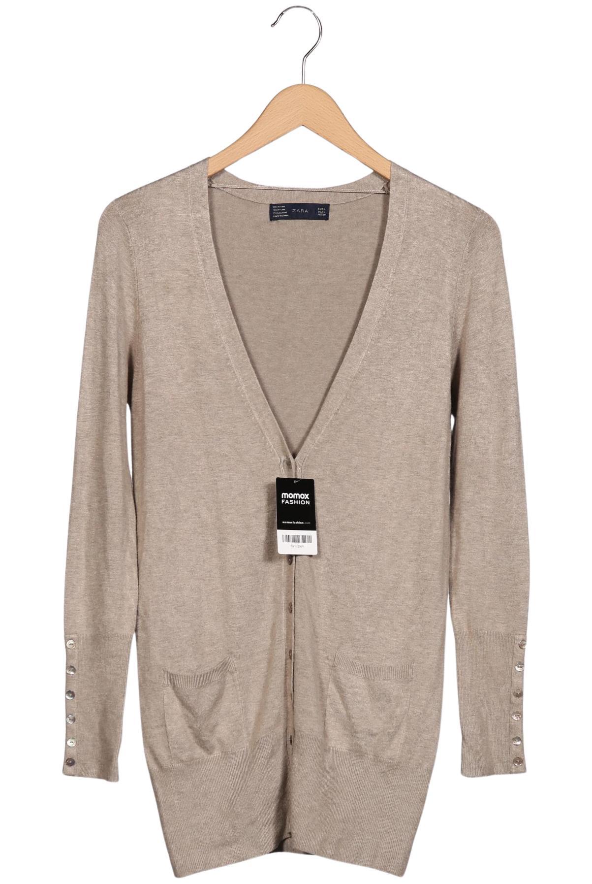 

Zara Damen Strickjacke, beige, Gr. 42