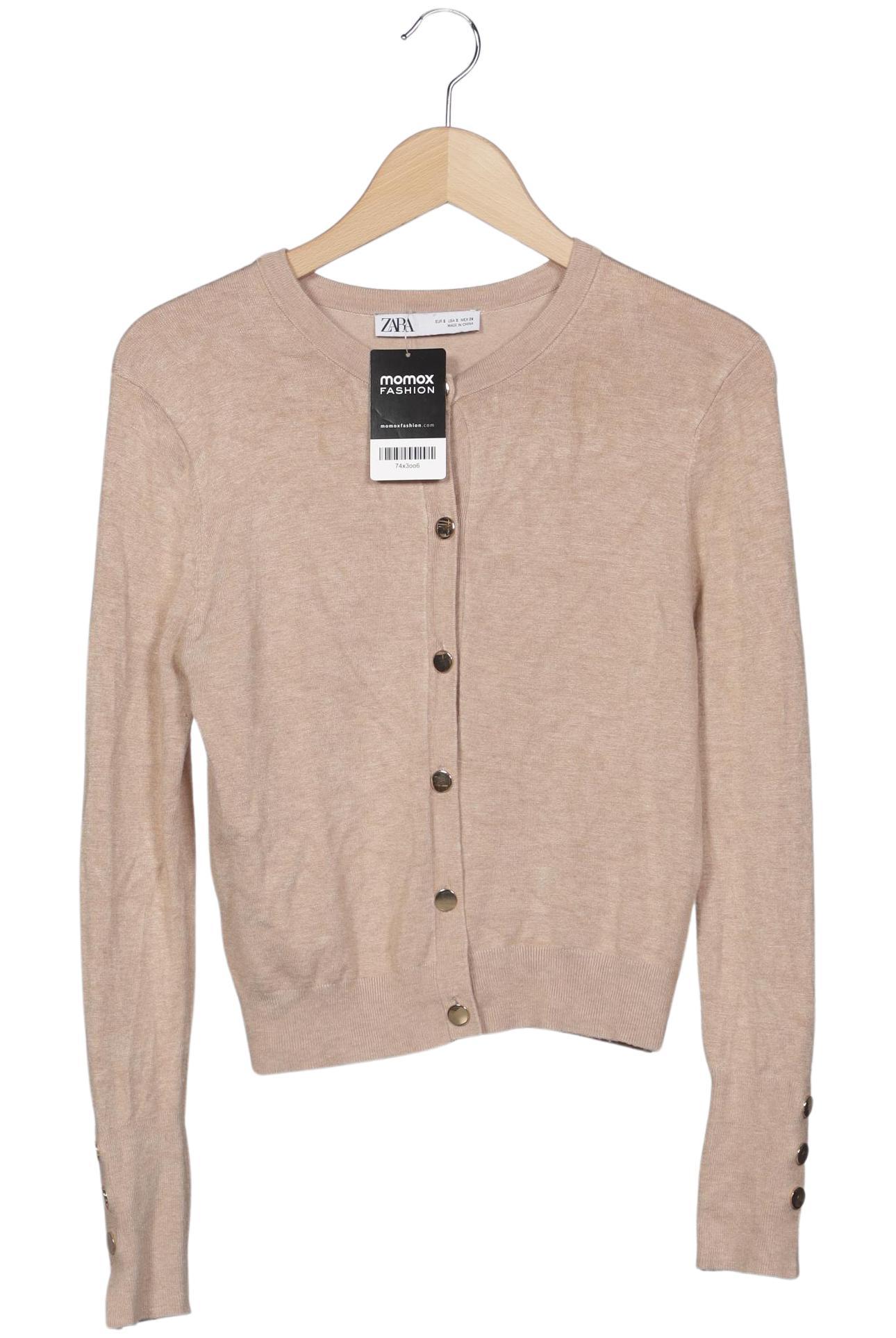

Zara Damen Strickjacke, beige, Gr. 36