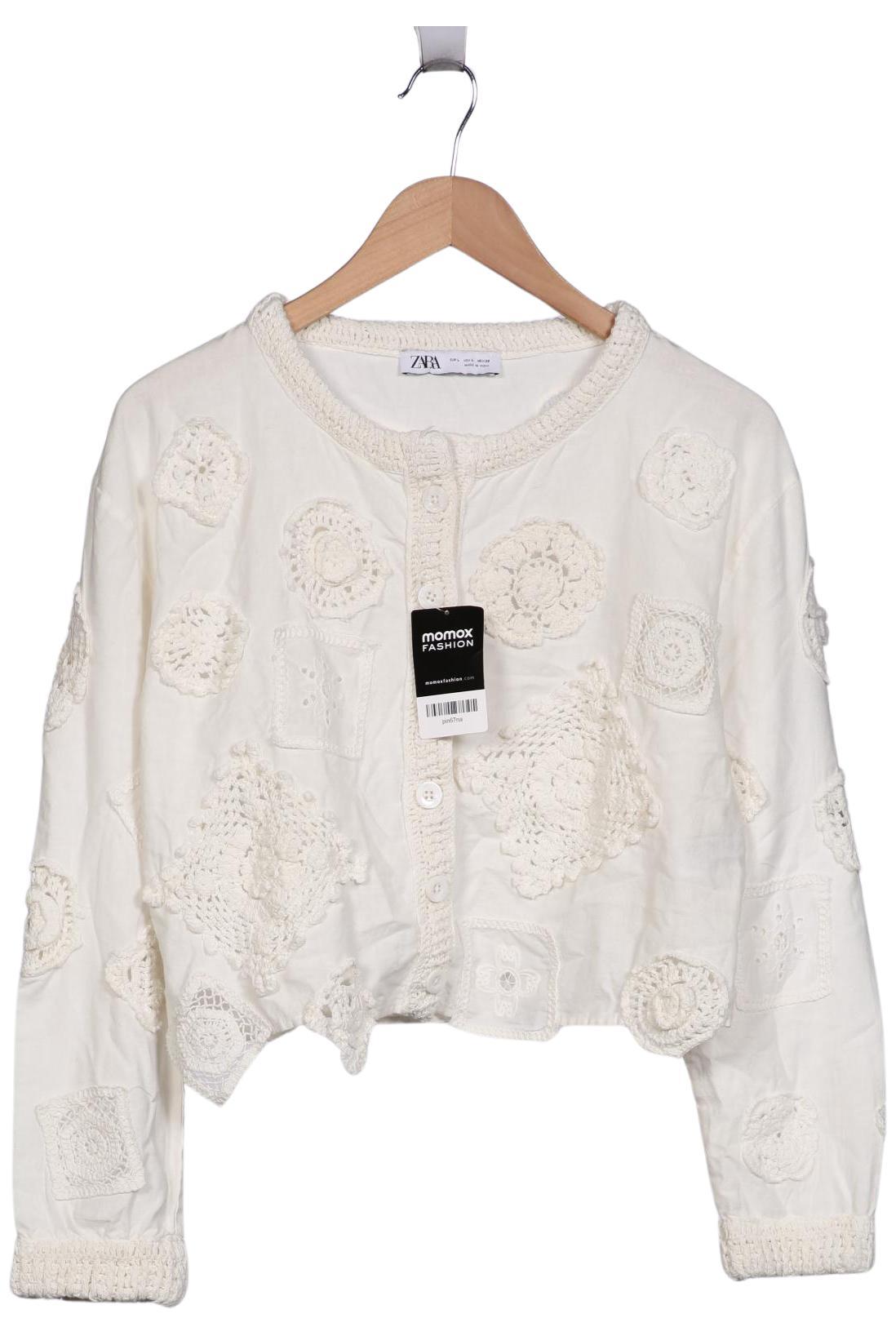 

Zara Damen Strickjacke, cremeweiß, Gr. 42
