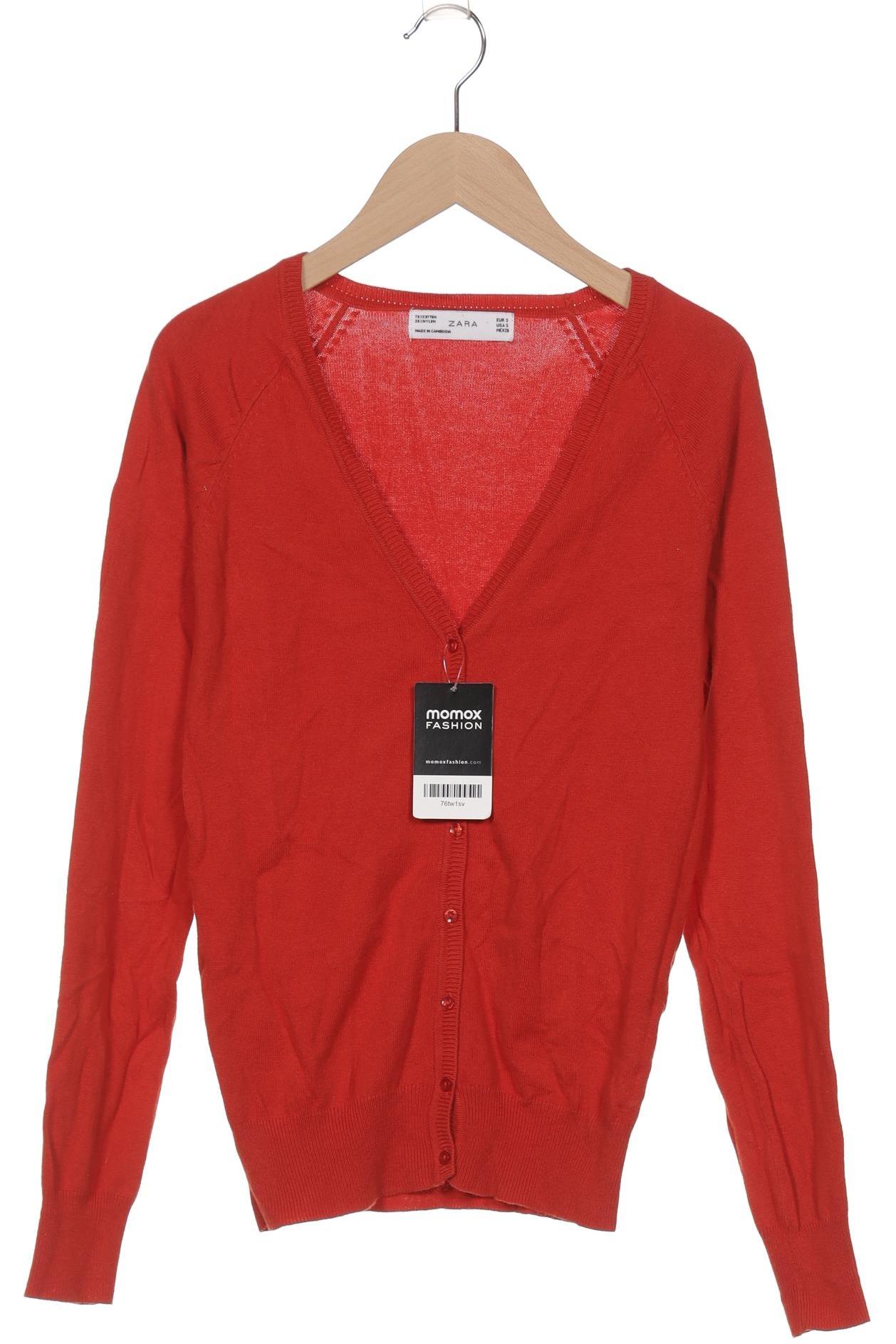 

Zara Damen Strickjacke, rot, Gr. 36