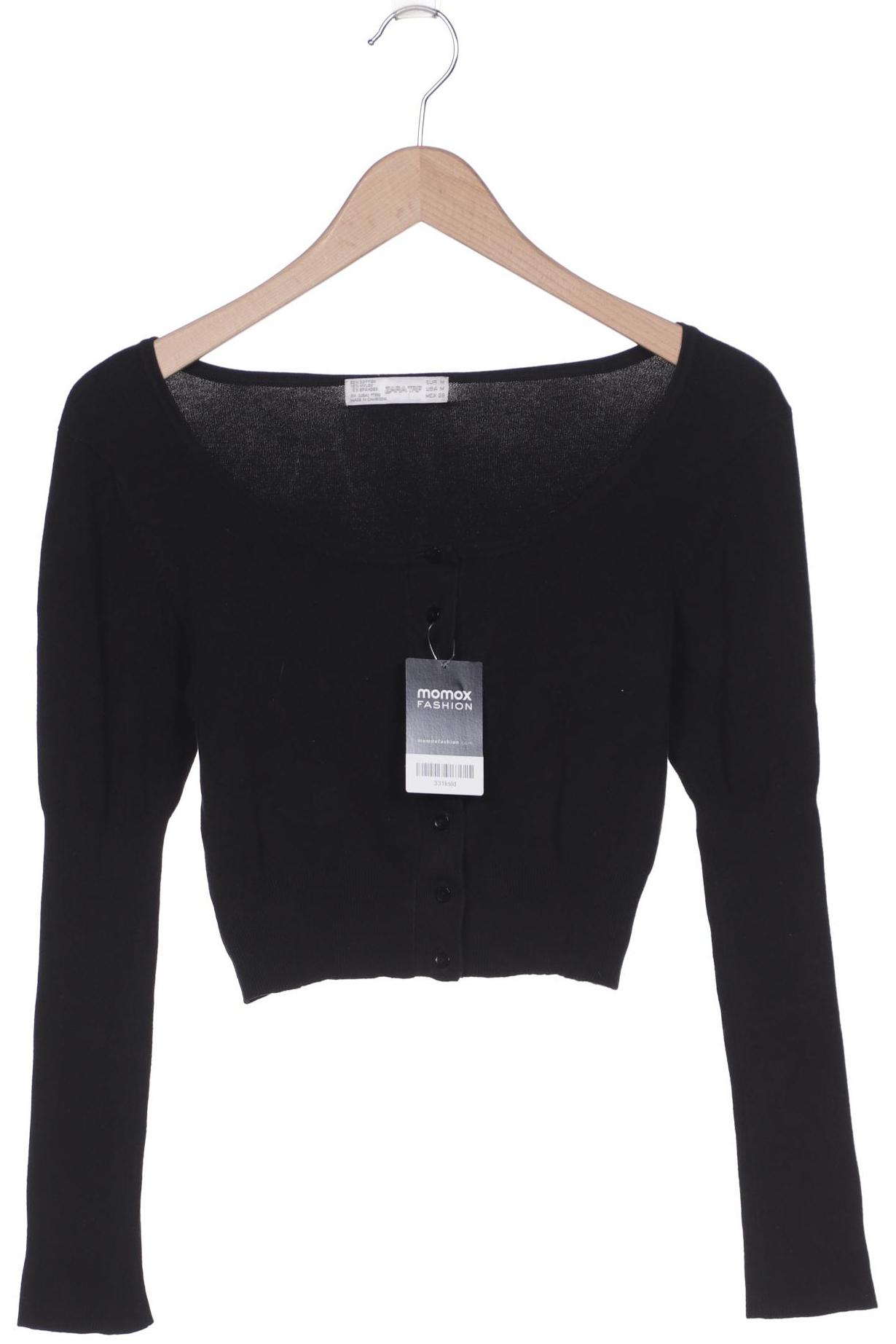 

ZARA Damen Strickjacke, schwarz