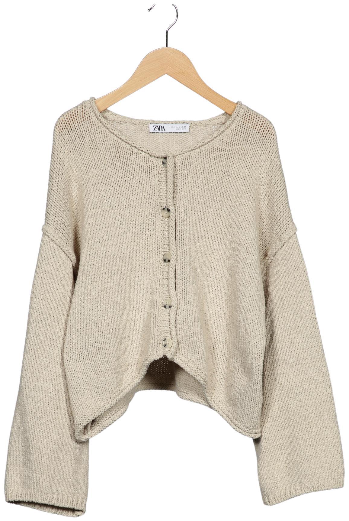 

Zara Damen Strickjacke, beige, Gr. 38