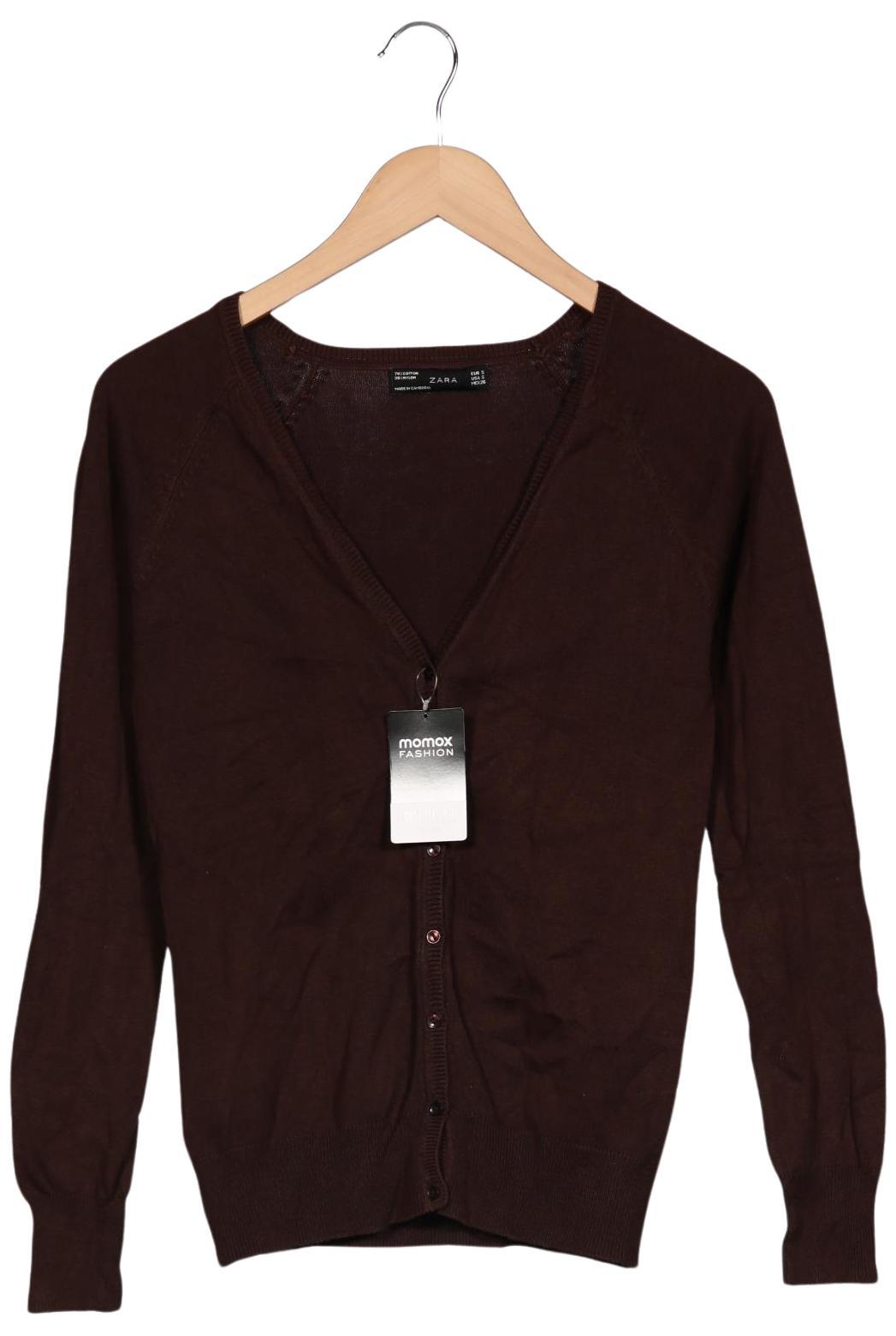 

Zara Damen Strickjacke, braun, Gr. 36