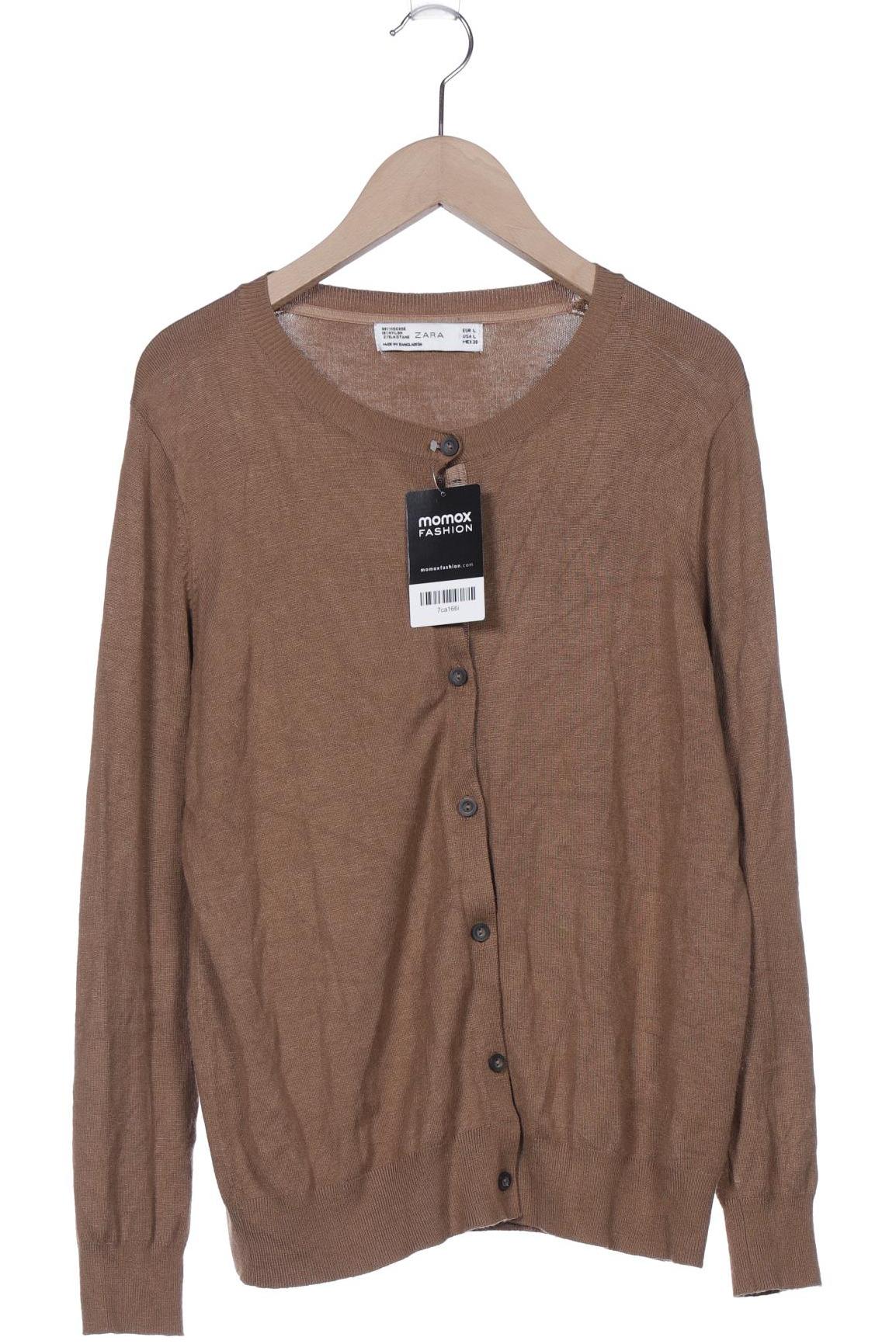 

Zara Damen Strickjacke, braun, Gr. 42