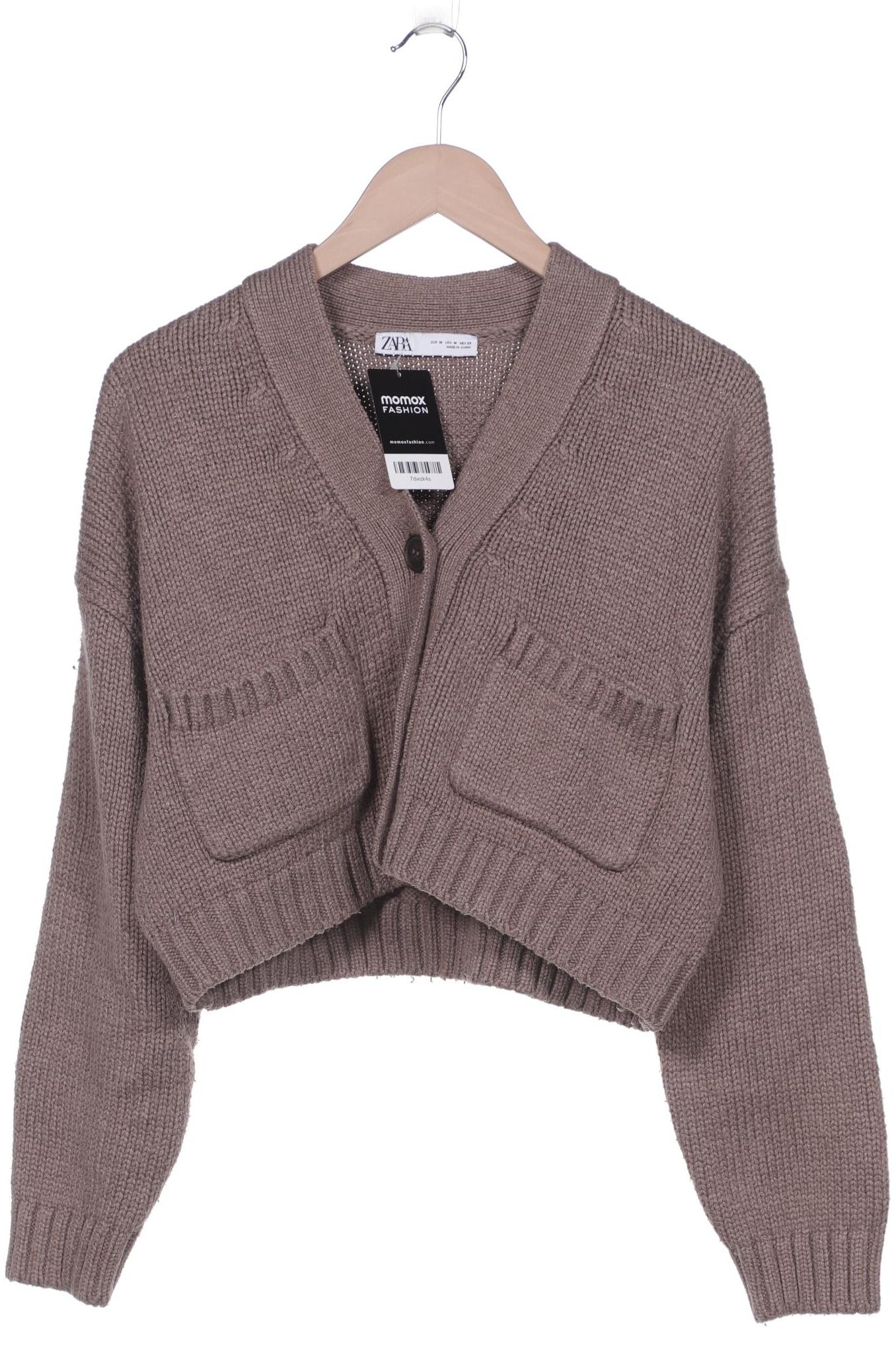 

ZARA Damen Strickjacke, braun