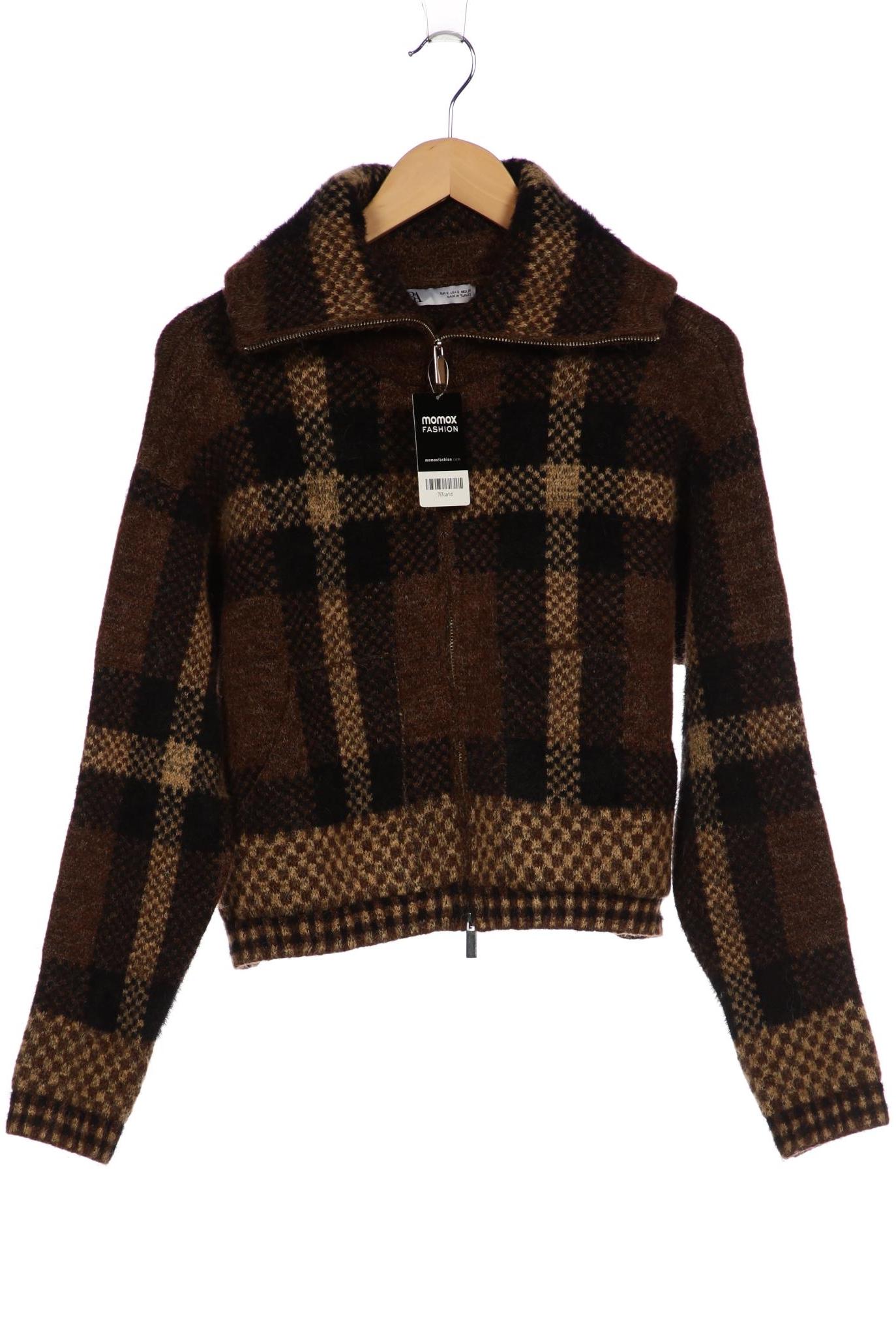 

Zara Damen Strickjacke, braun, Gr. 36