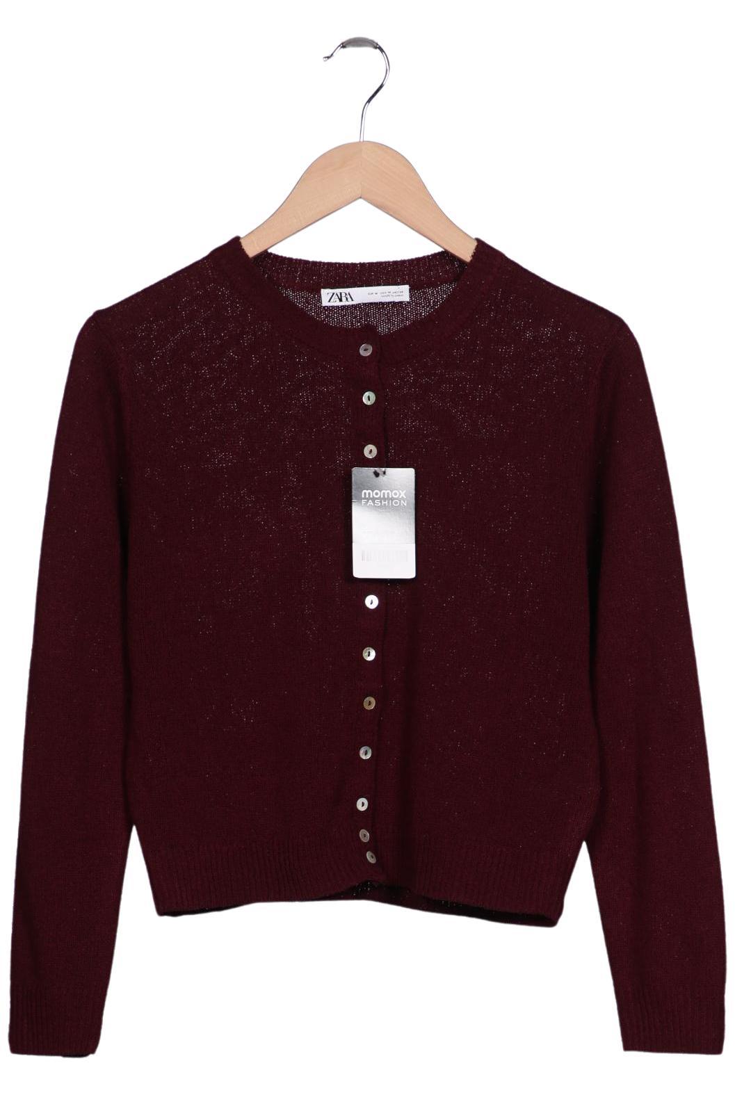 

Zara Damen Strickjacke, bordeaux, Gr. 38