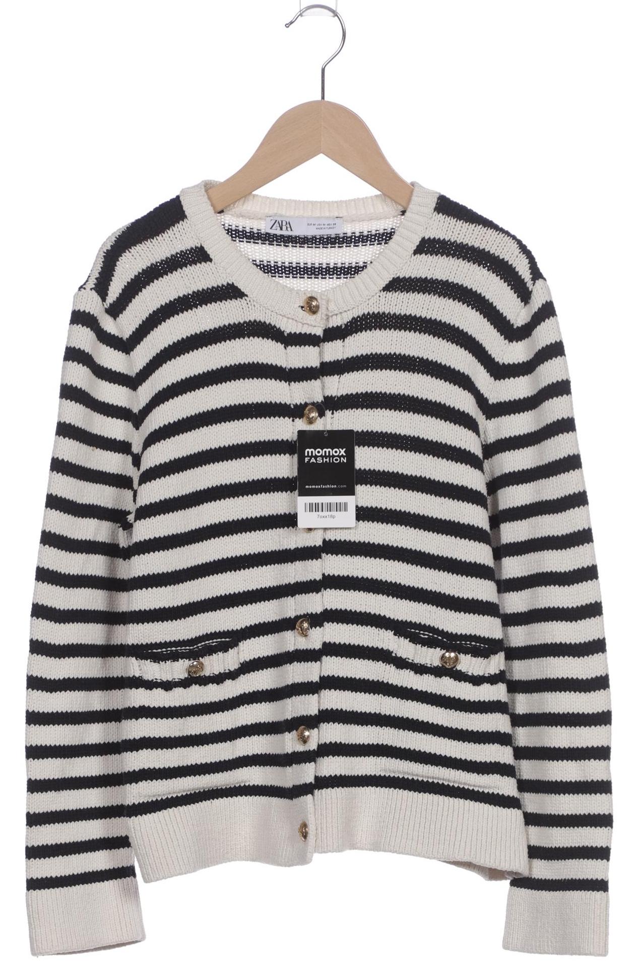 

Zara Damen Strickjacke, weiß, Gr. 38