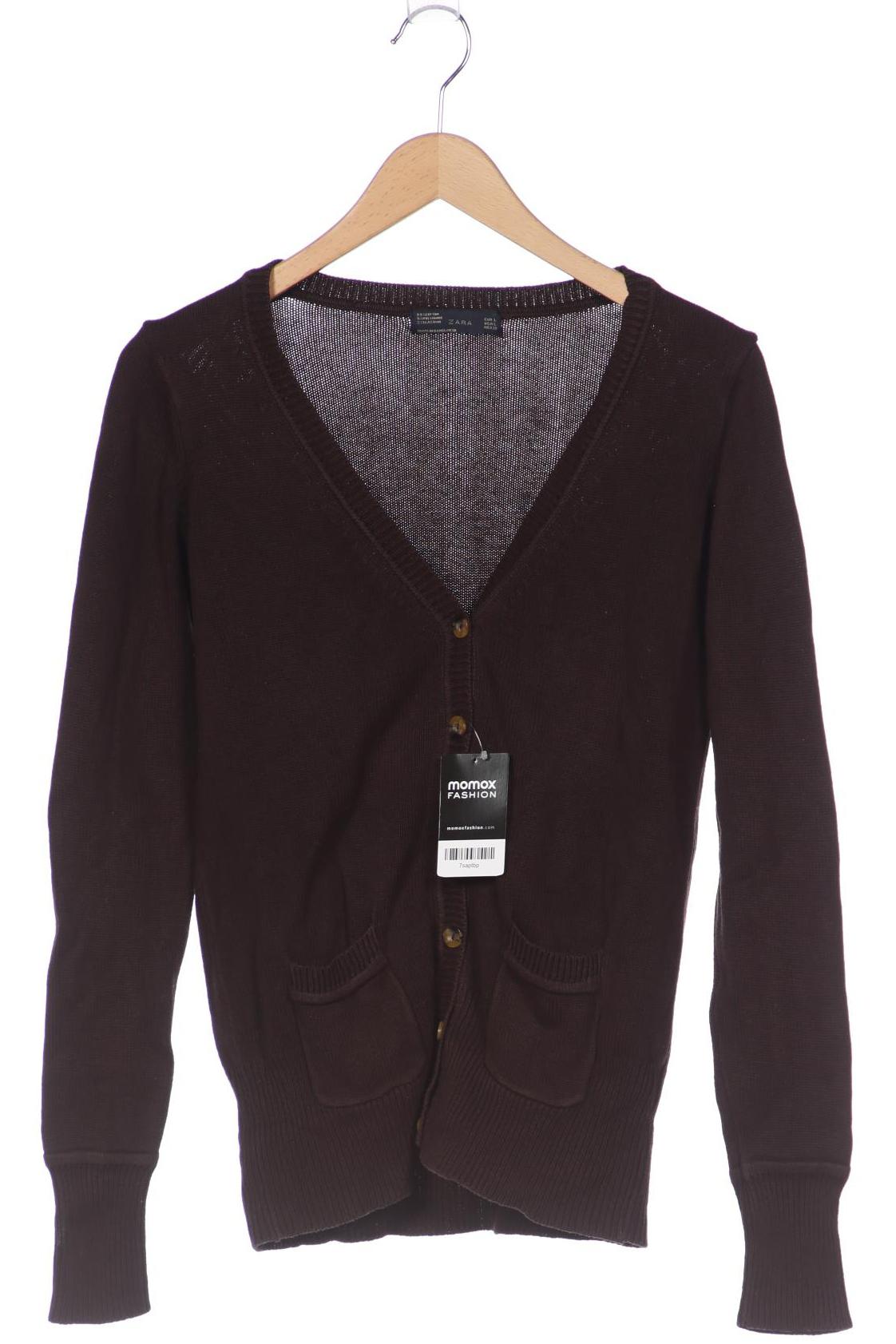 

ZARA Damen Strickjacke, braun