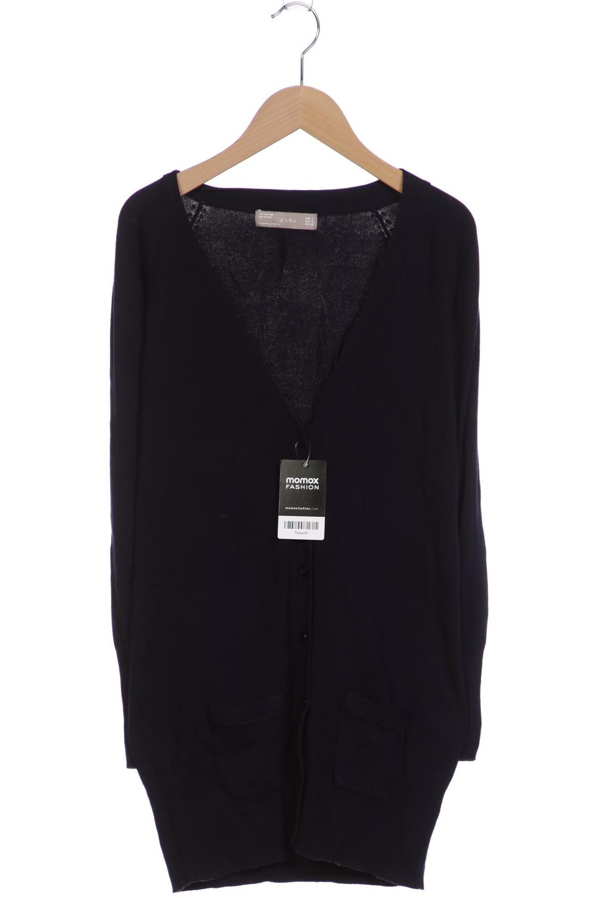 

ZARA Damen Strickjacke, marineblau