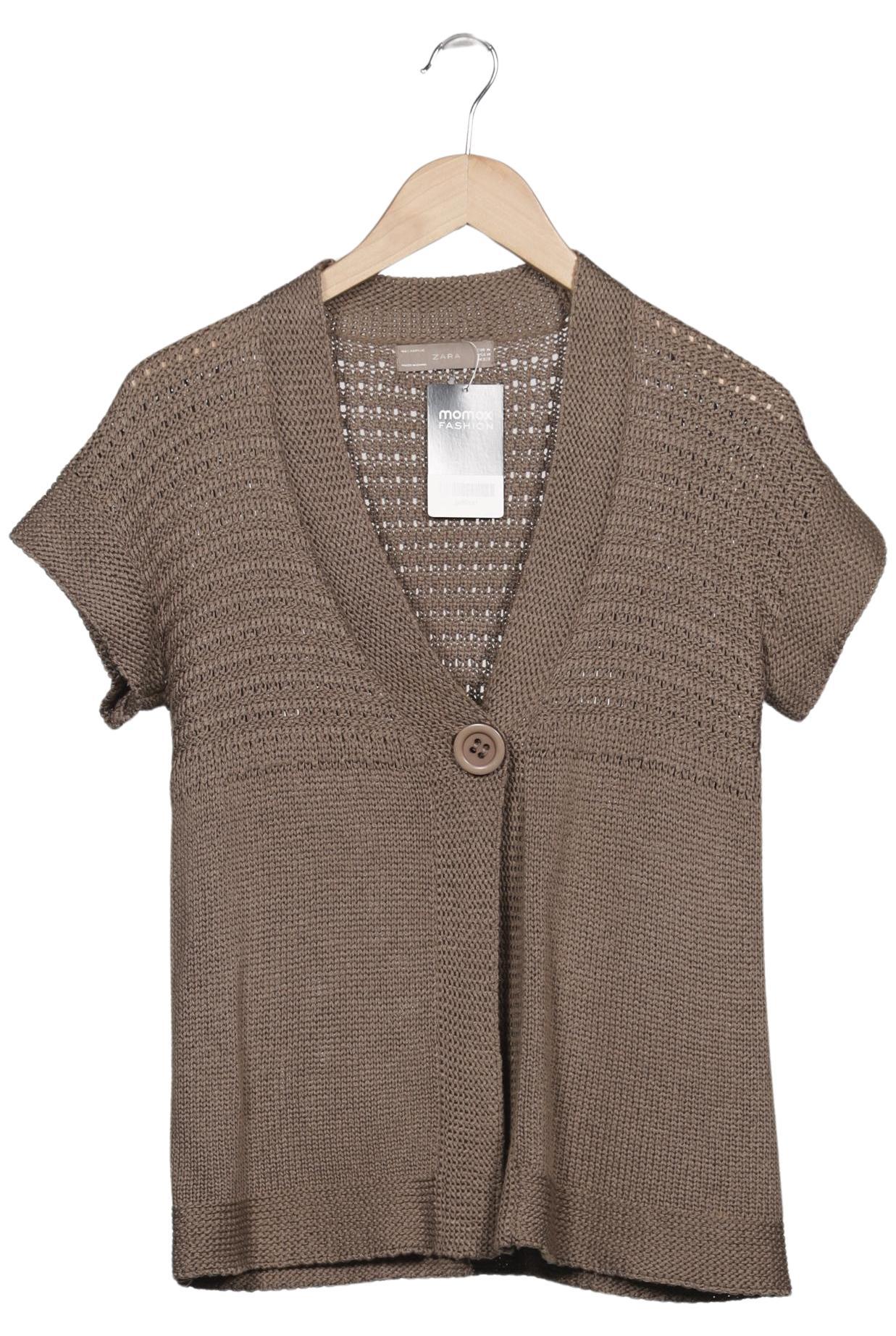 

Zara Damen Strickjacke, braun, Gr. 38
