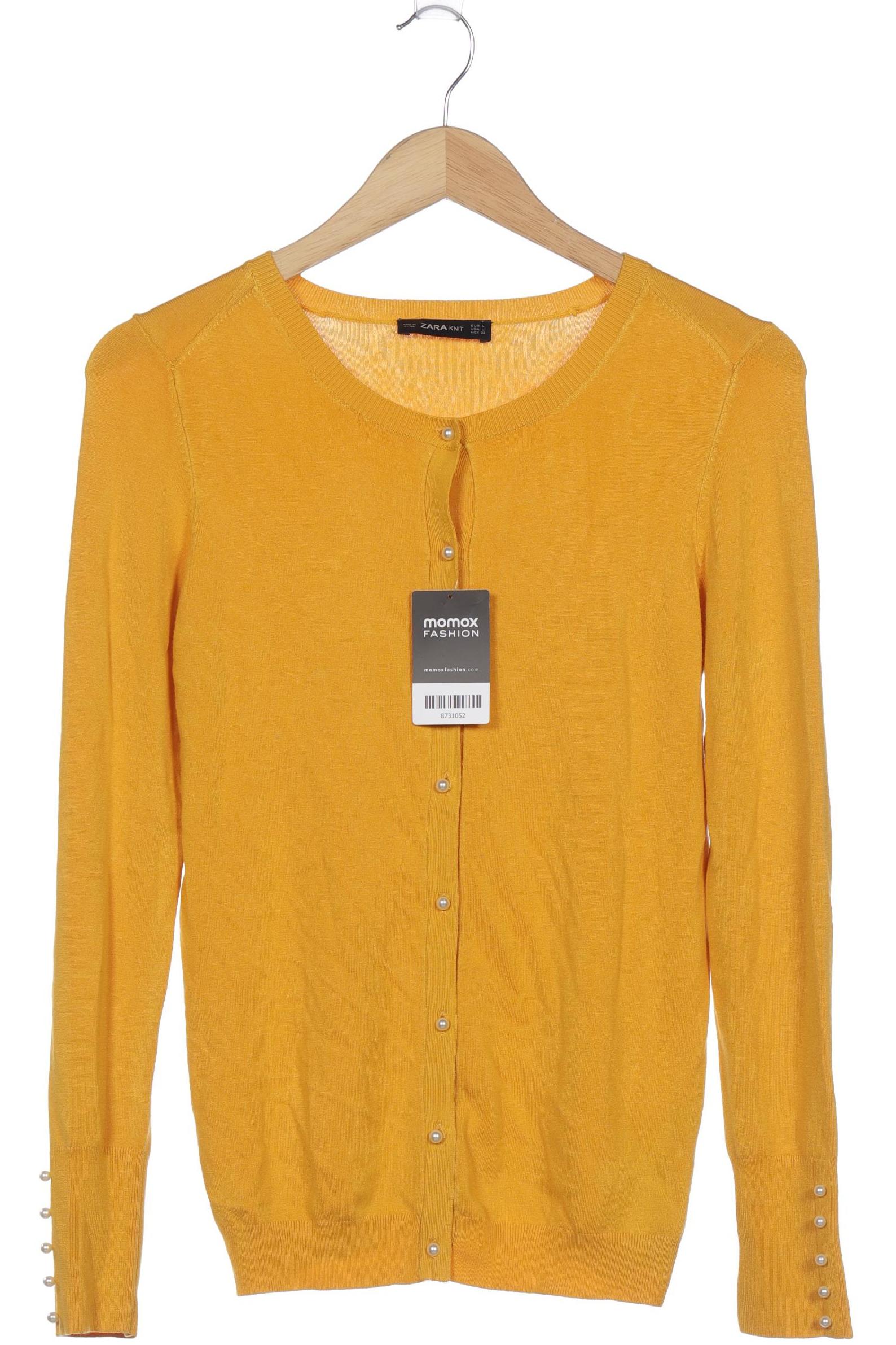 

Zara Damen Strickjacke, orange, Gr. 42