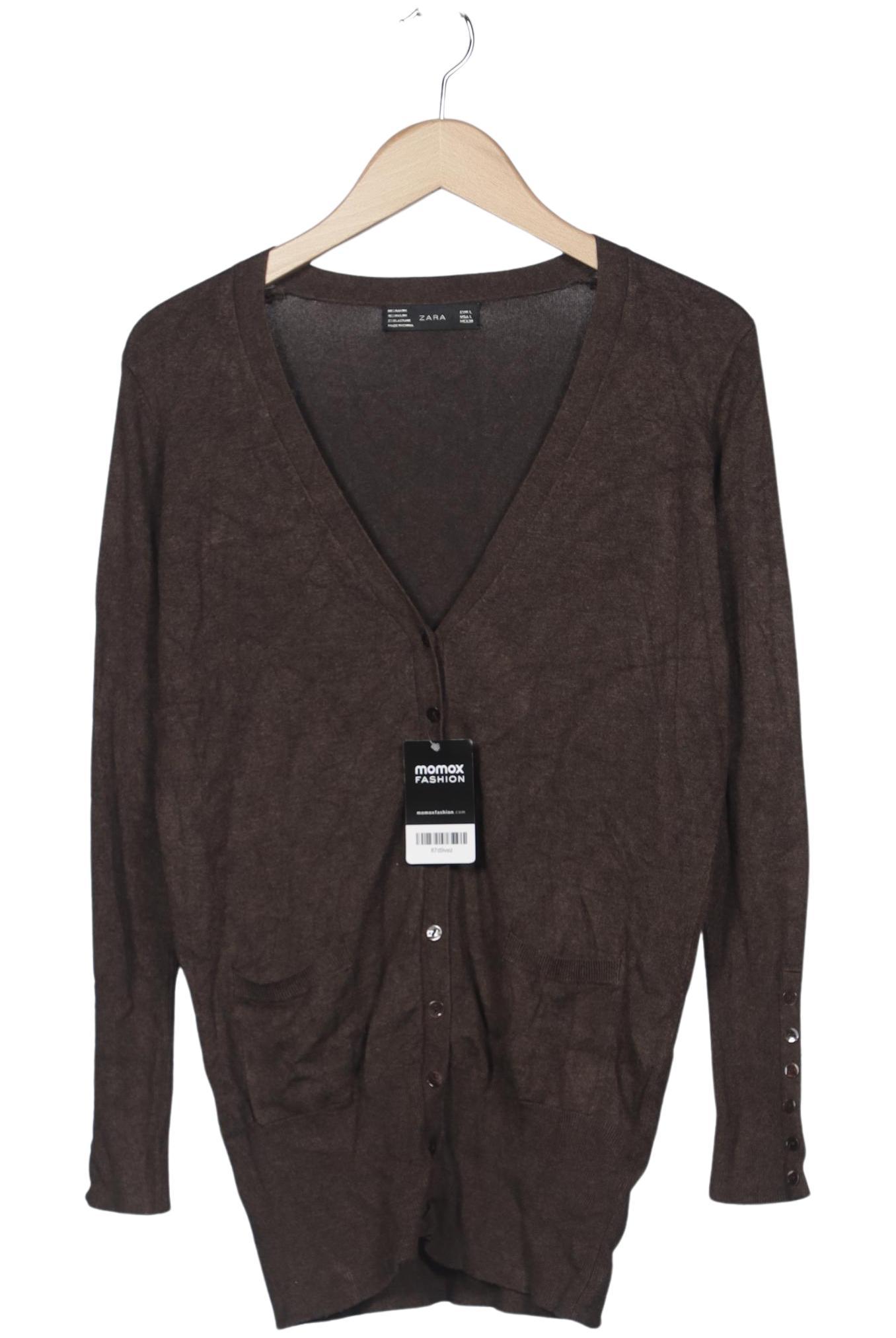 

Zara Damen Strickjacke, braun, Gr. 42