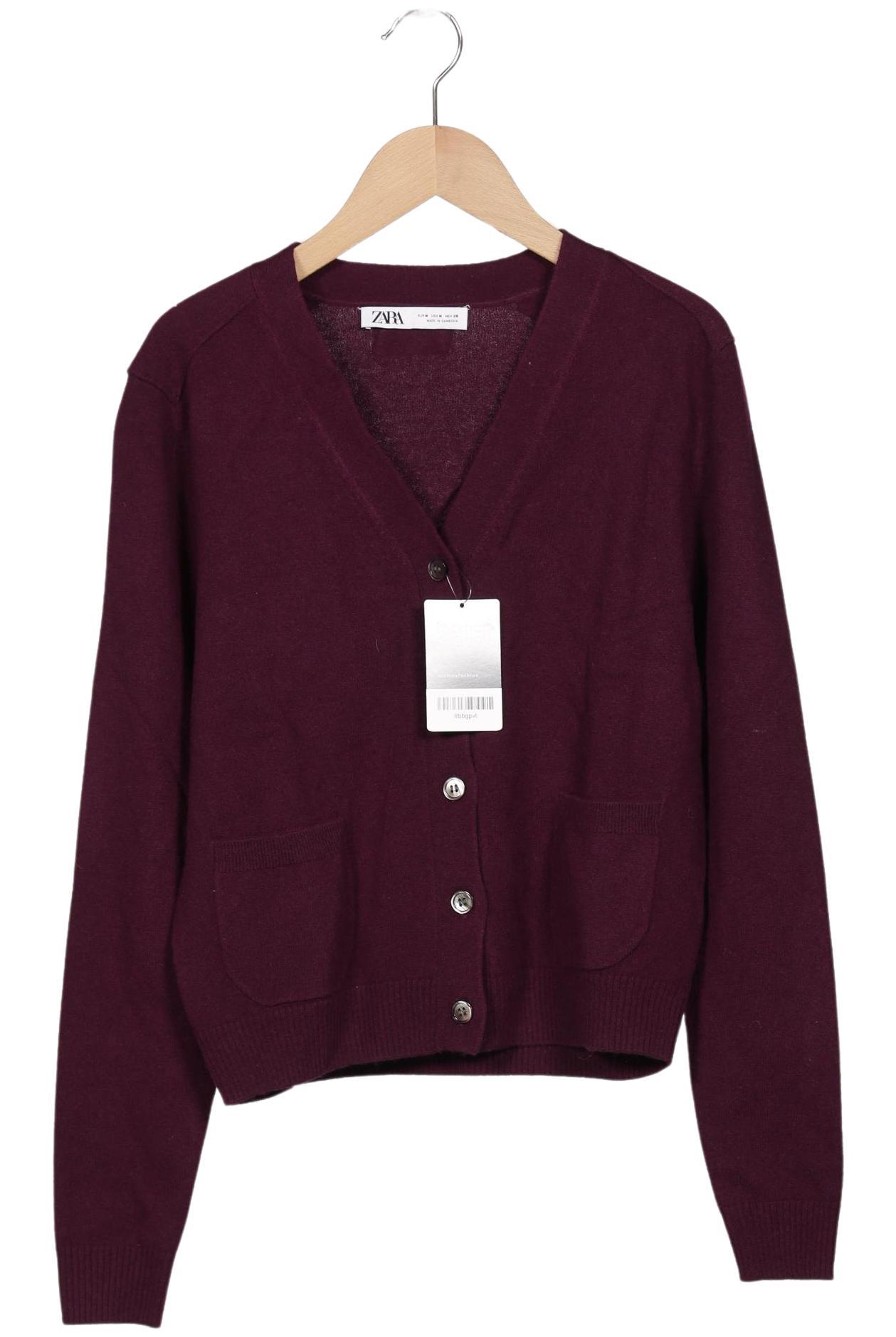 

Zara Damen Strickjacke, bordeaux, Gr. 38