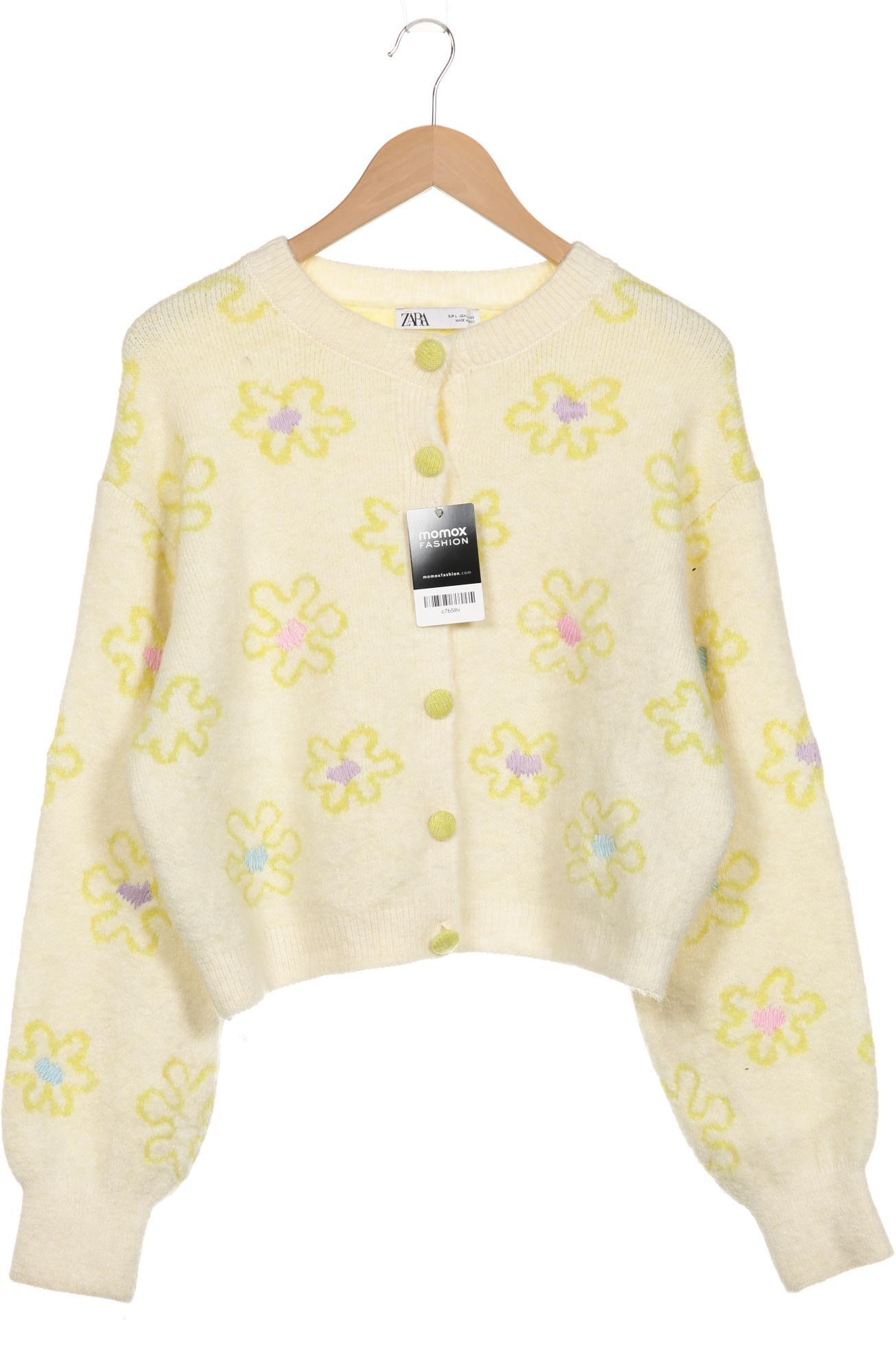 

Zara Damen Strickjacke, gelb, Gr. 42