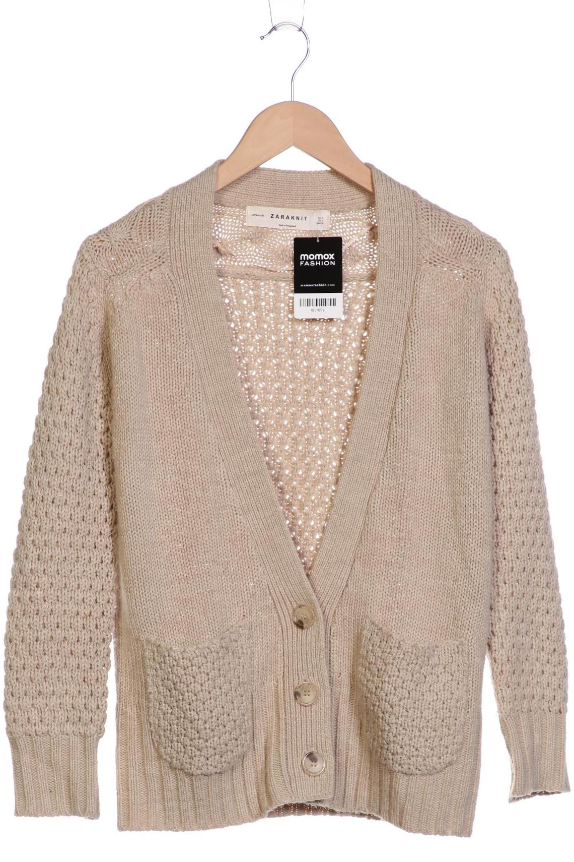 

Zara Damen Strickjacke, beige, Gr. 36
