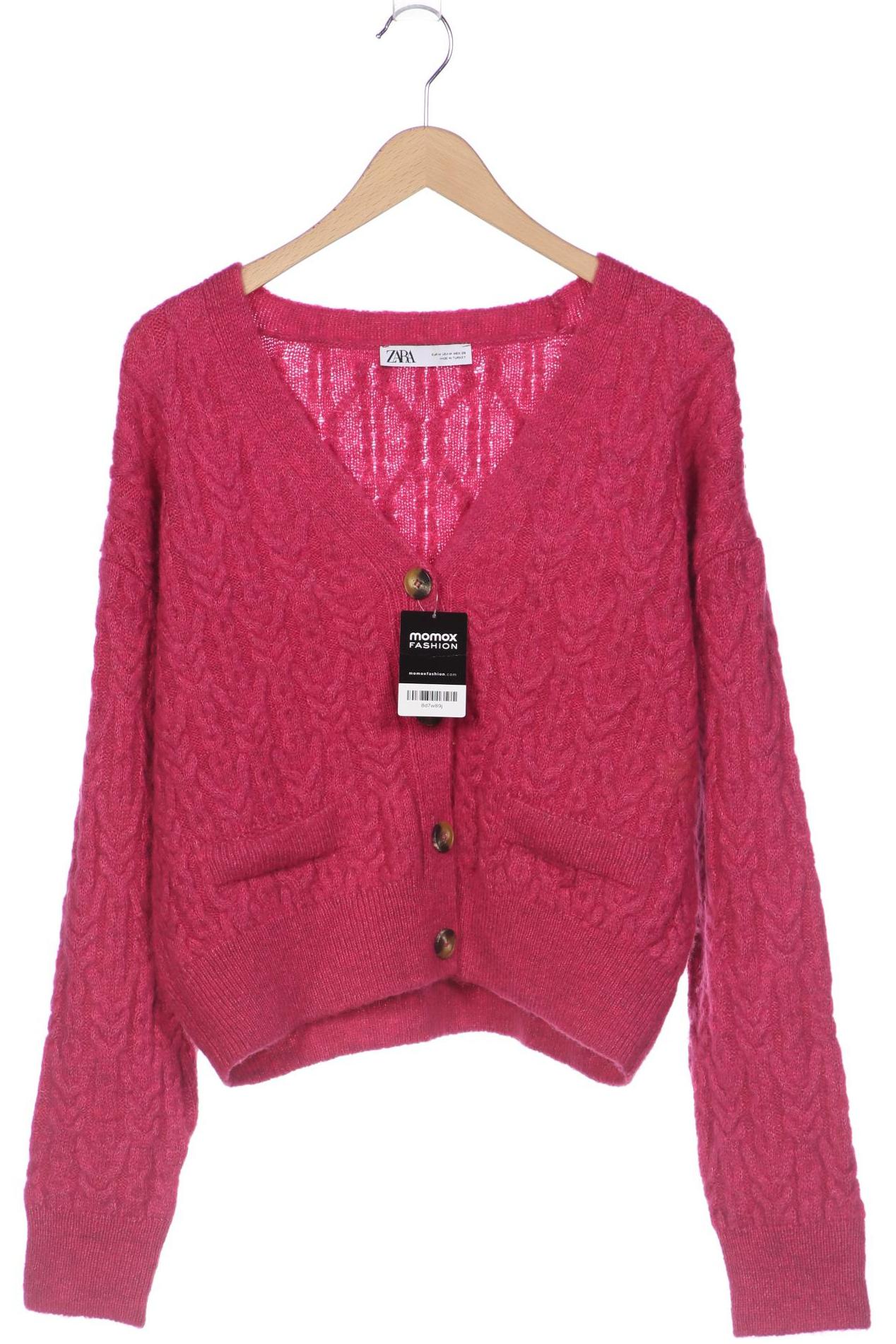 

ZARA Damen Strickjacke, pink