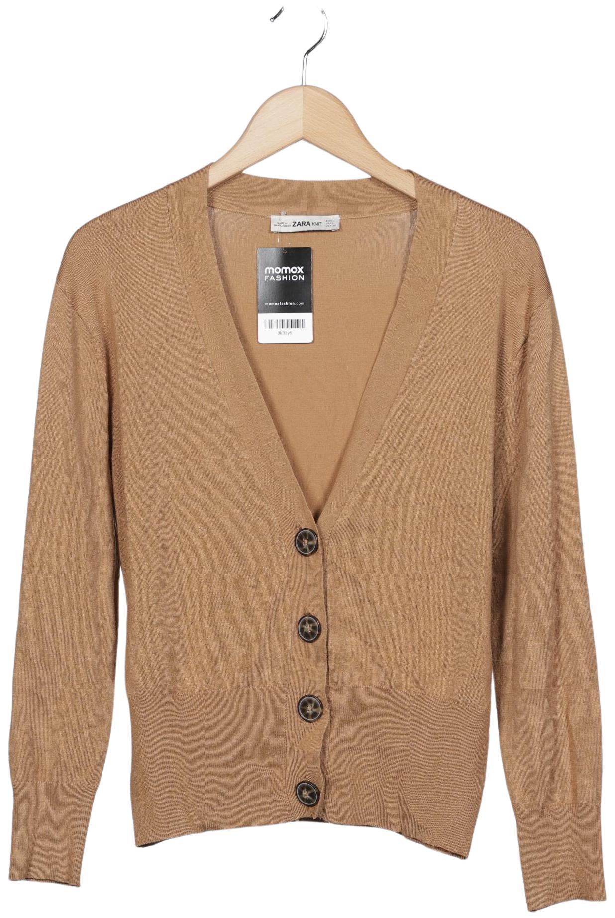 

Zara Damen Strickjacke, beige, Gr. 42