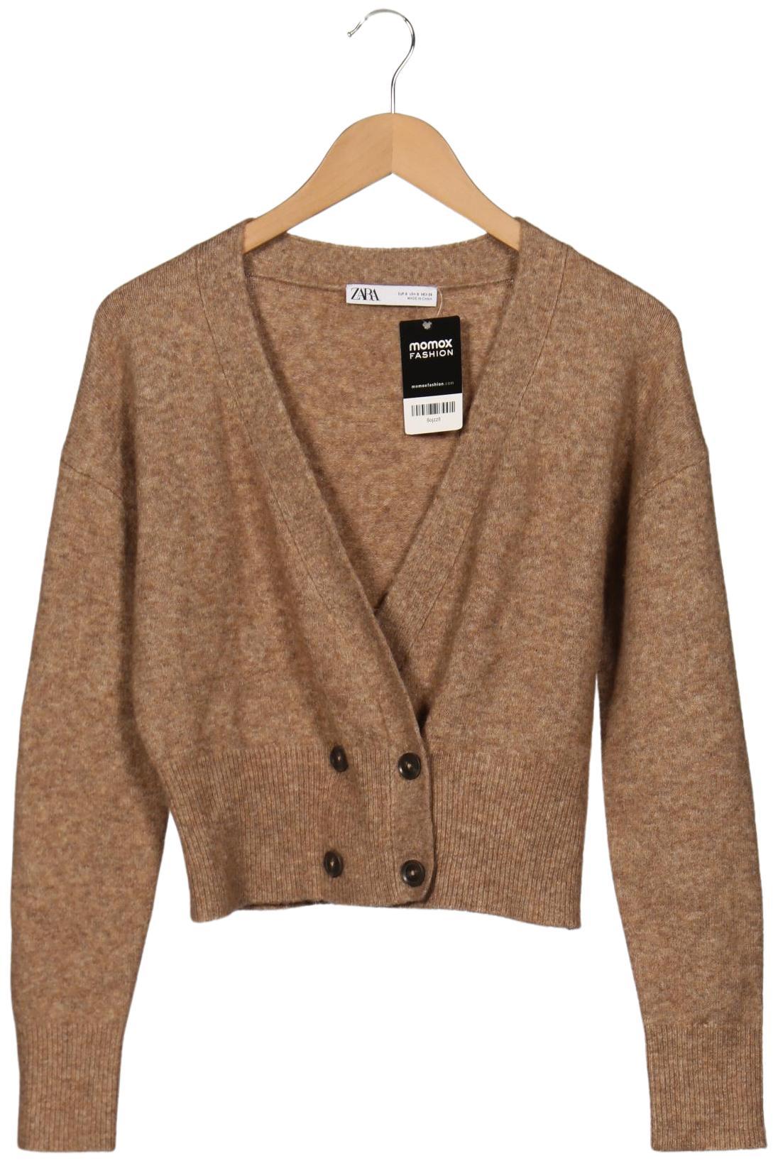

Zara Damen Strickjacke, braun, Gr. 36