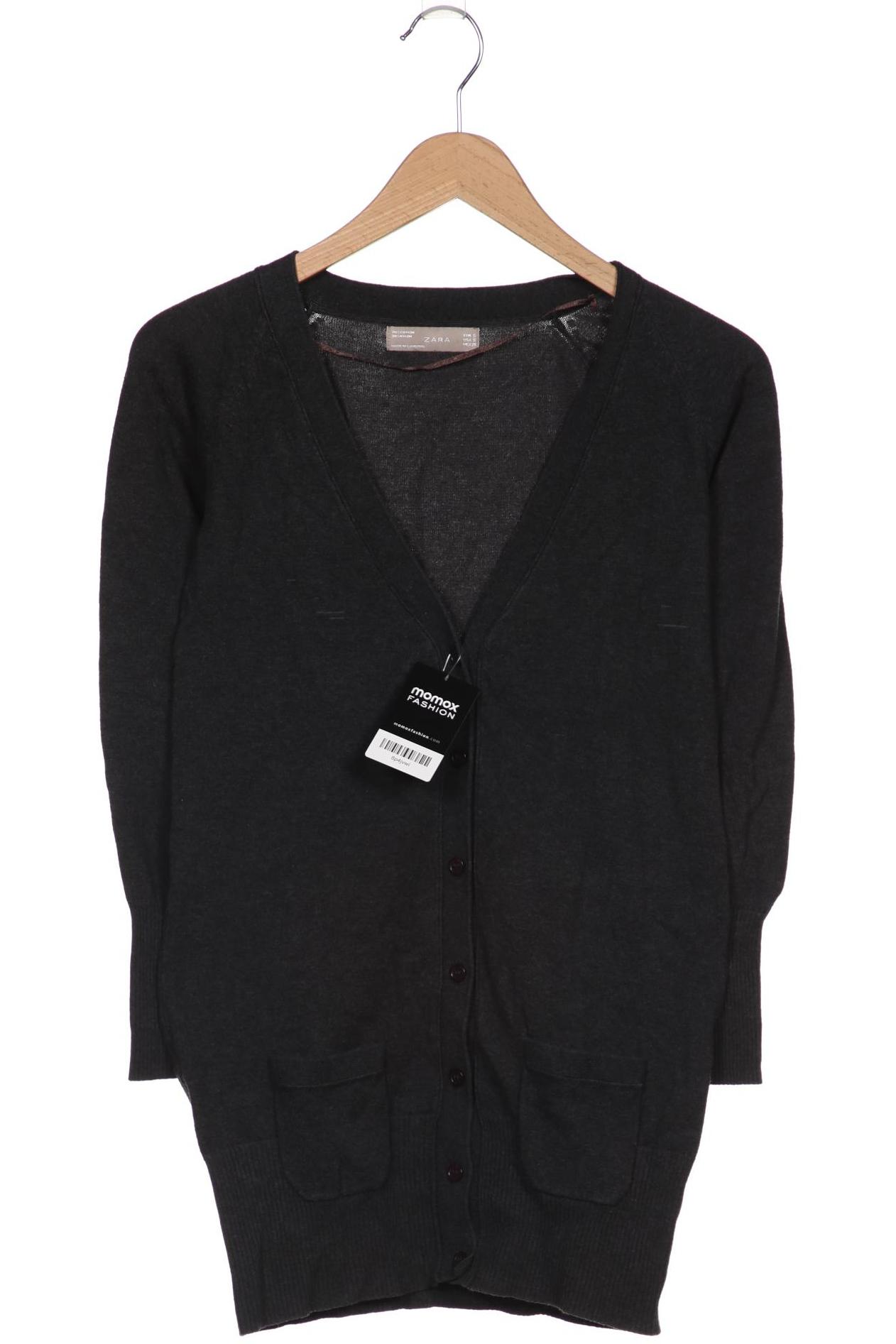 

ZARA Damen Strickjacke, grau