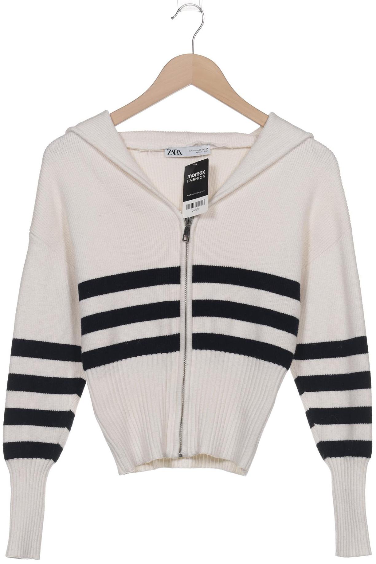

Zara Damen Strickjacke, cremeweiß, Gr. 34