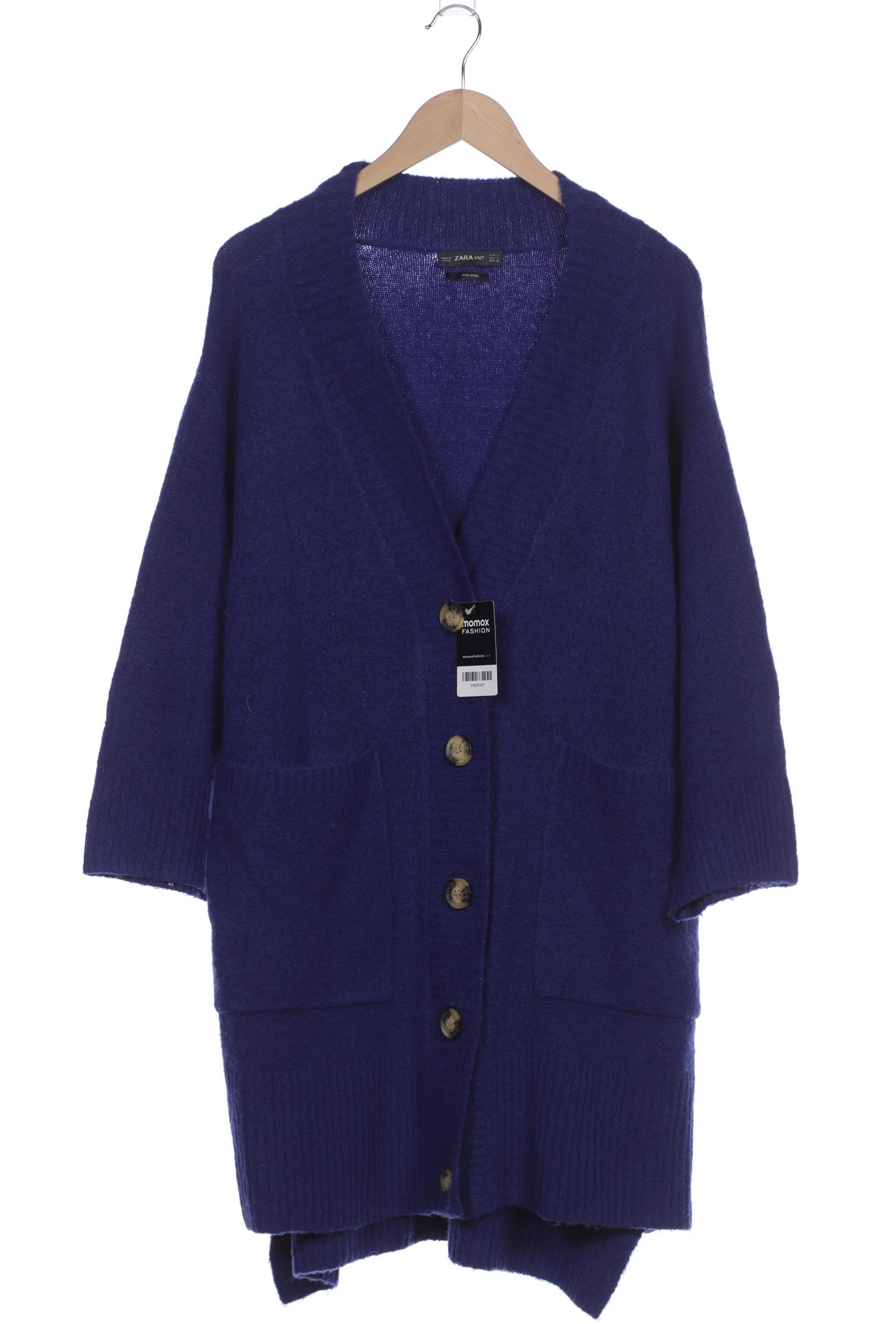 

Zara Damen Strickjacke, blau, Gr. 36