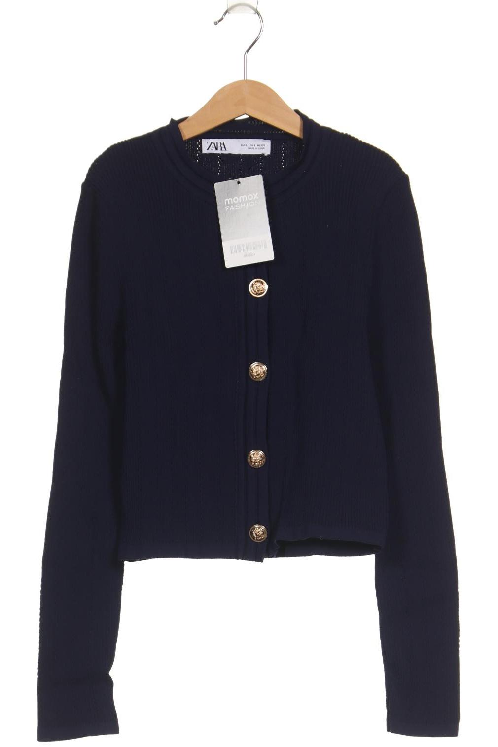 

Zara Damen Strickjacke, marineblau, Gr. 36