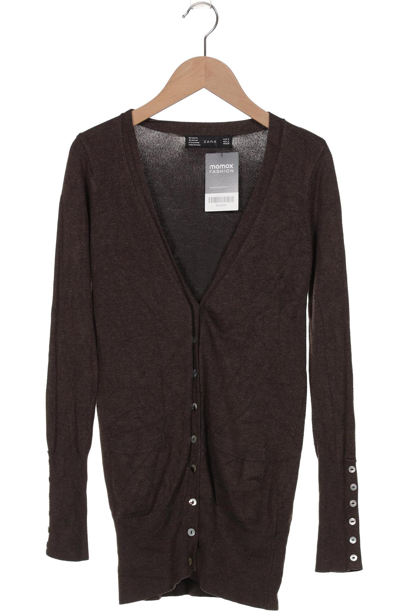 

Zara Damen Strickjacke, braun, Gr. 36