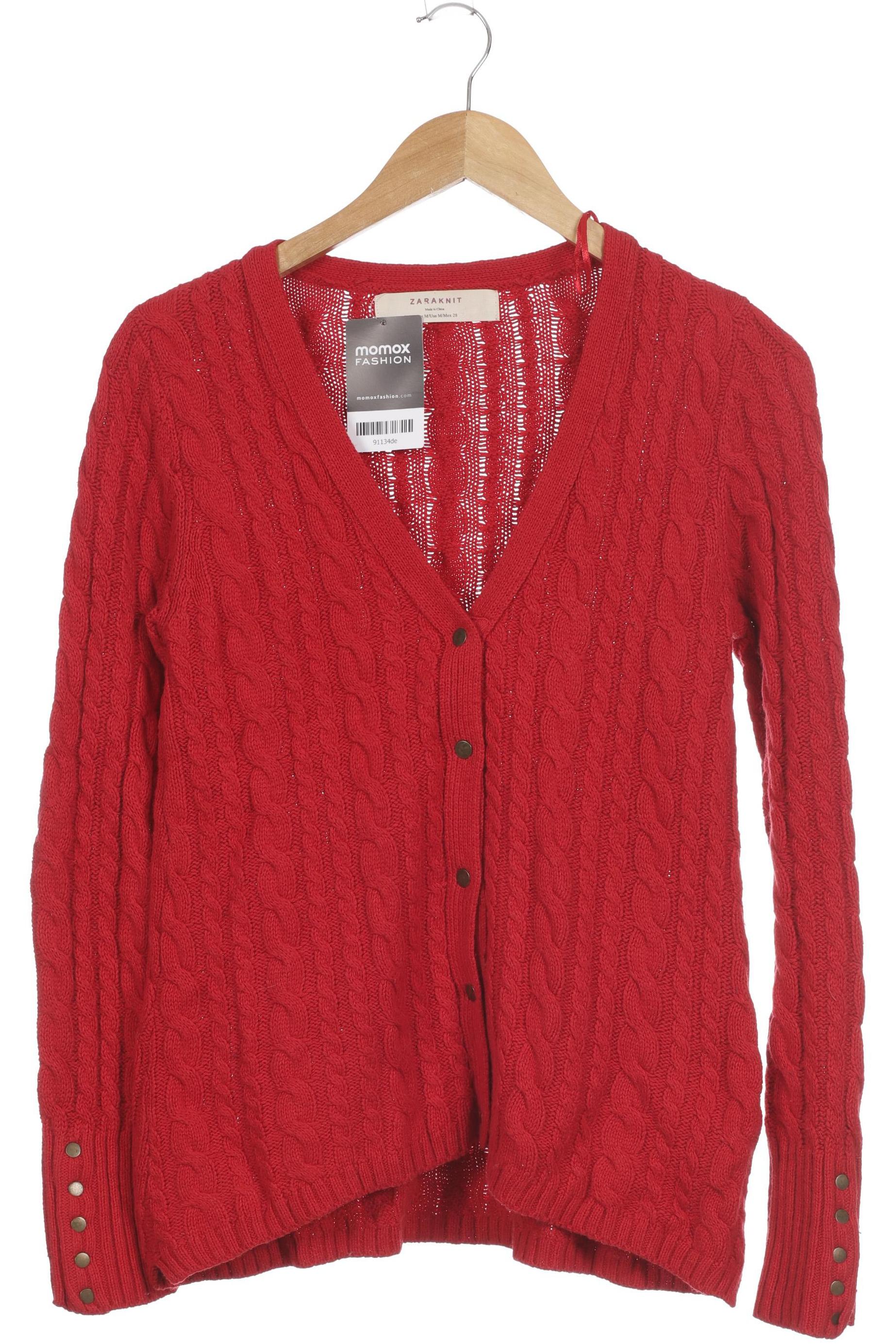 

Zara Damen Strickjacke, rot, Gr. 38