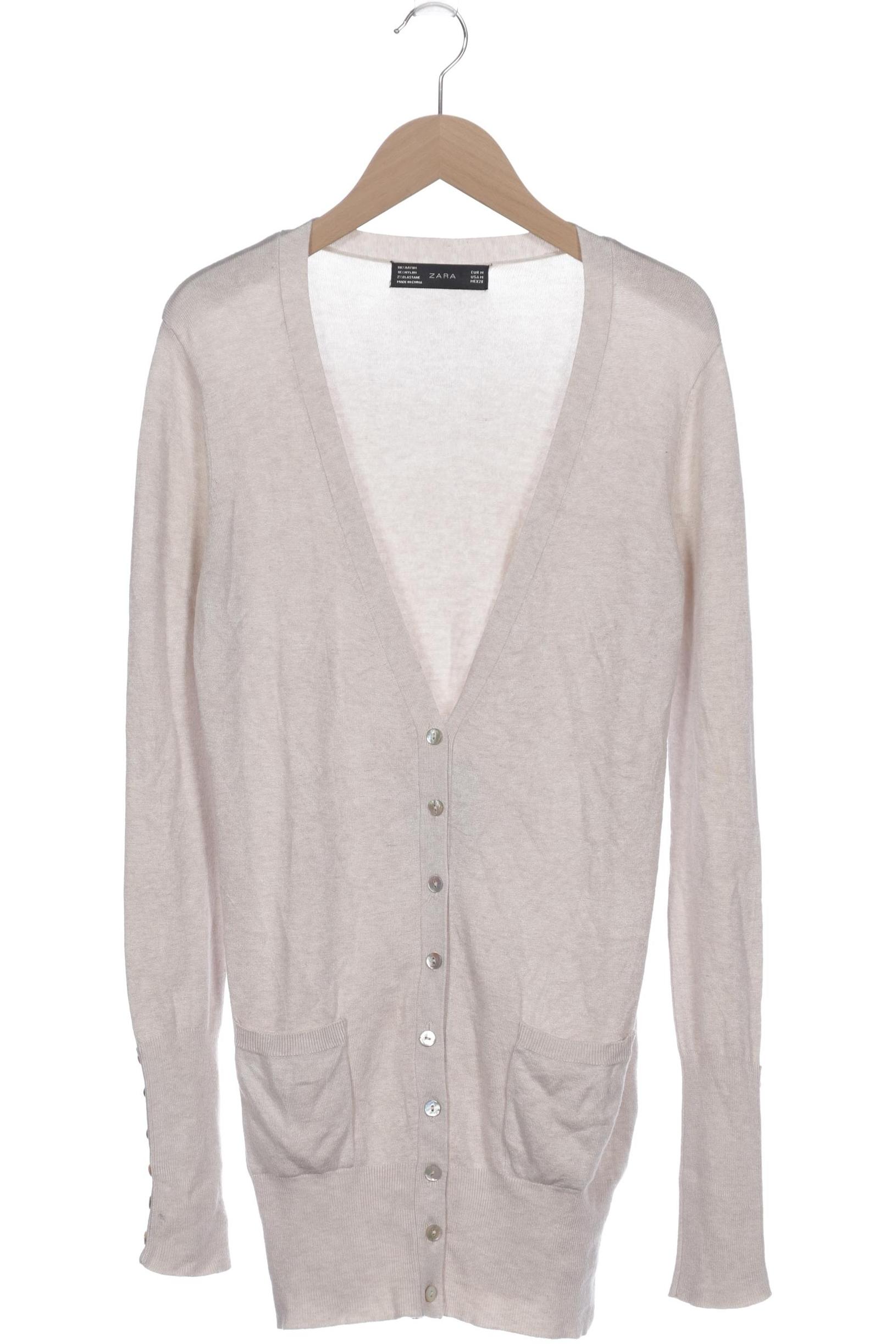 

Zara Damen Strickjacke, cremeweiß, Gr. 38
