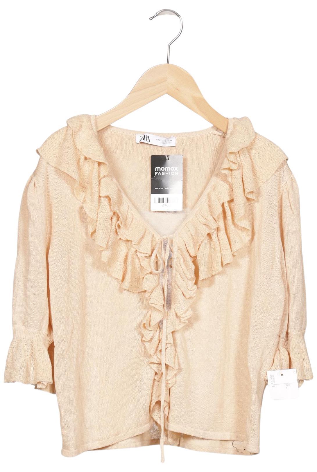 

Zara Damen Strickjacke, beige, Gr. 36