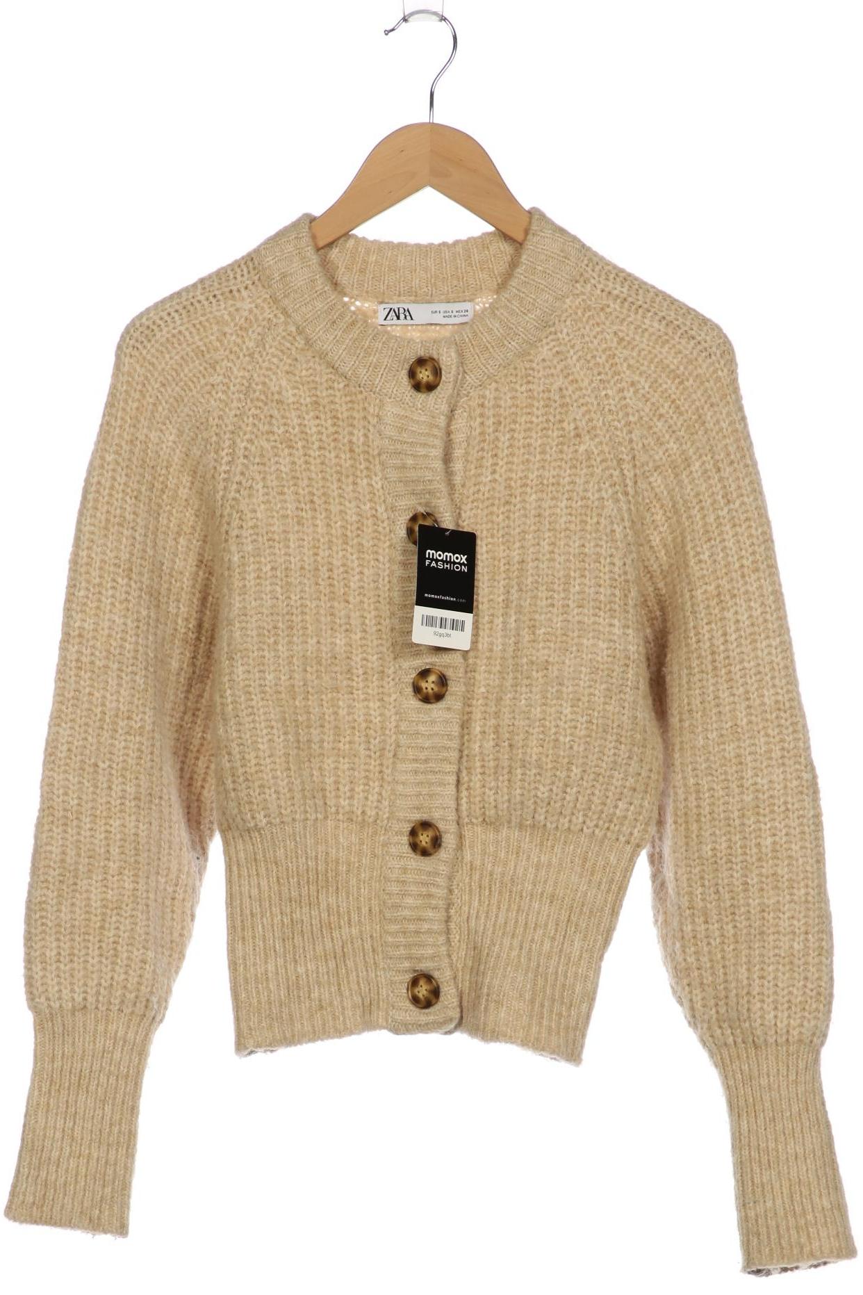 

Zara Damen Strickjacke, beige, Gr. 36
