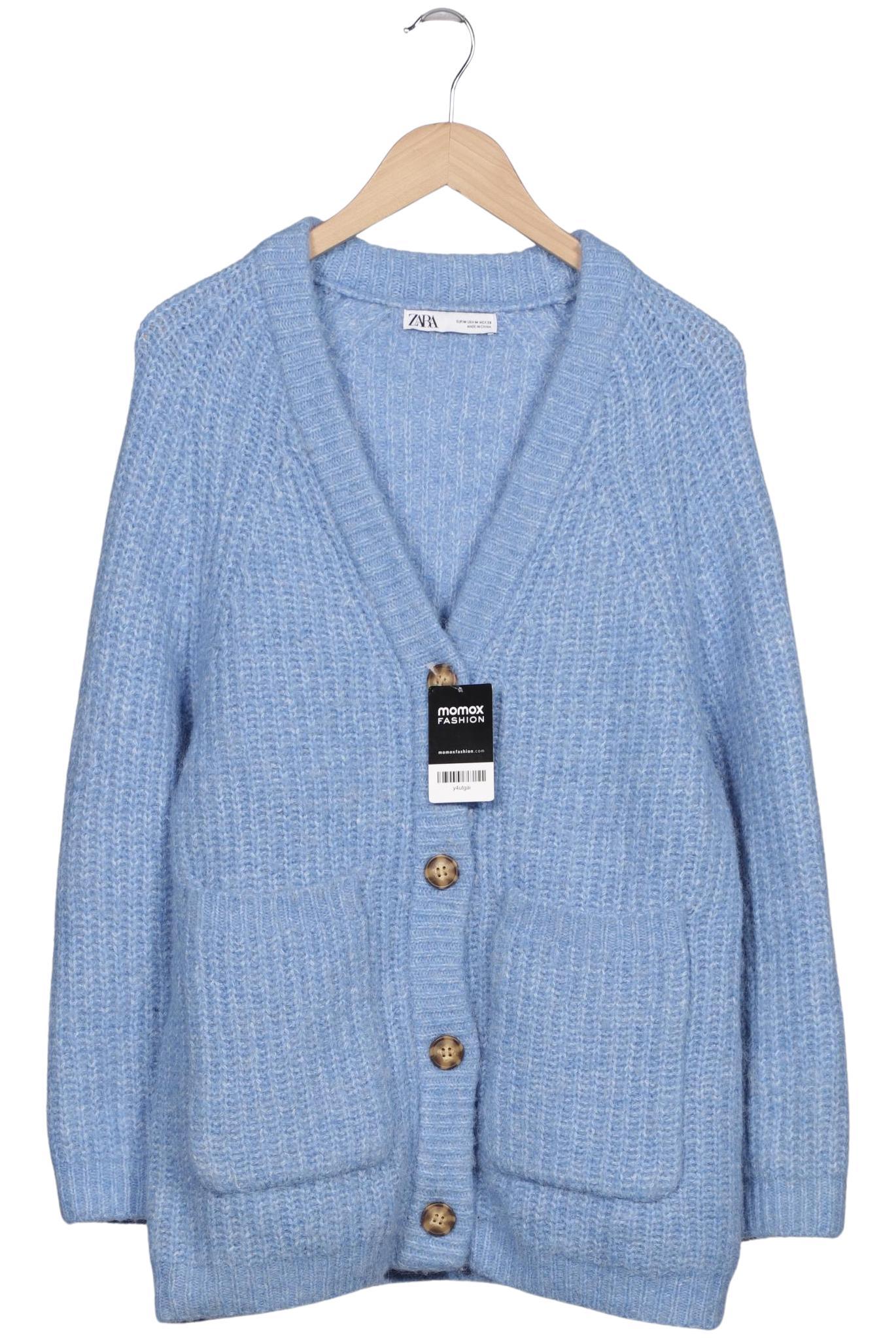 

Zara Damen Strickjacke, blau, Gr. 38