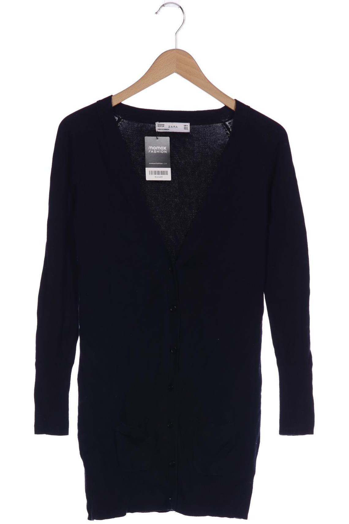 

ZARA Damen Strickjacke, marineblau