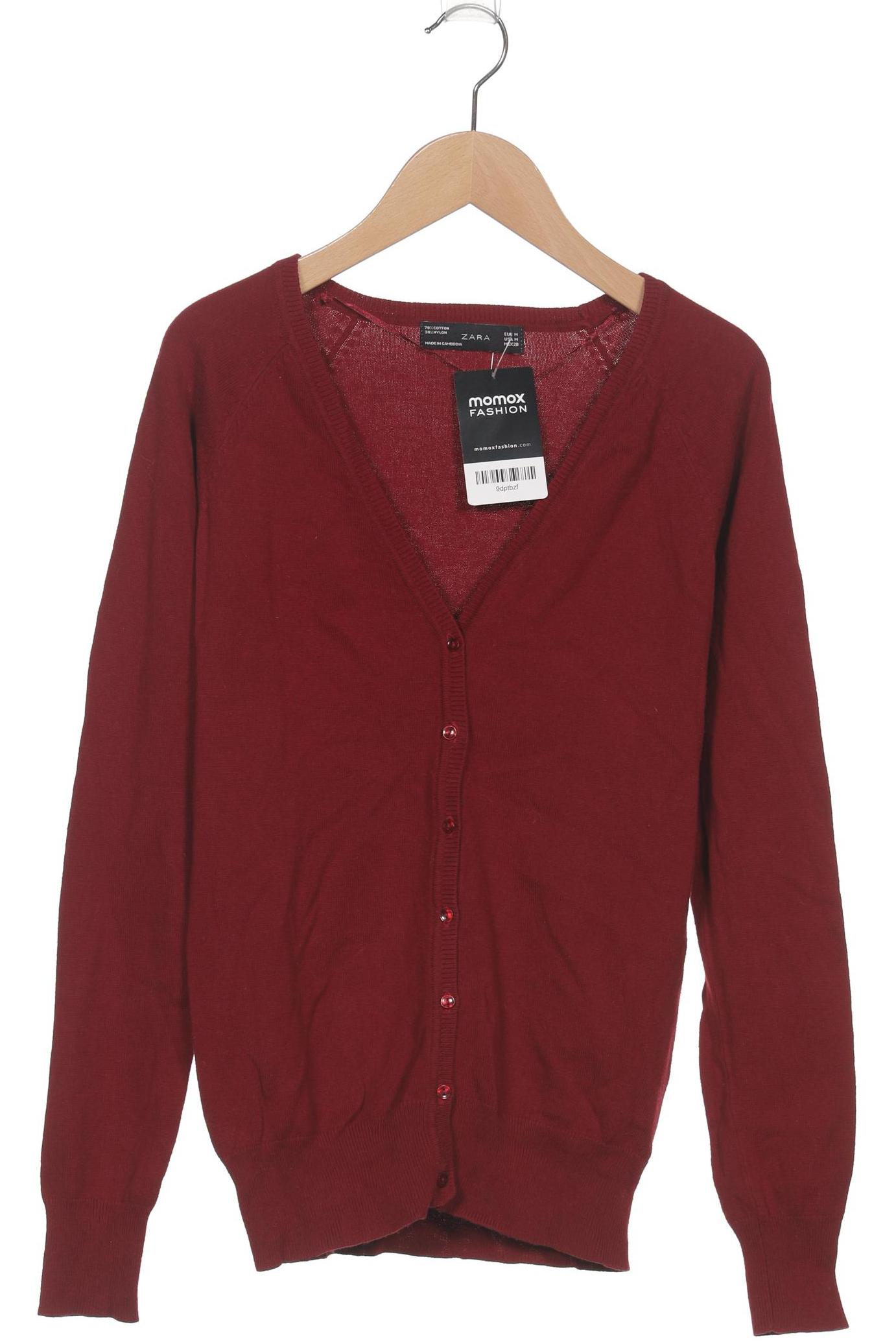 

Zara Damen Strickjacke, bordeaux, Gr. 38