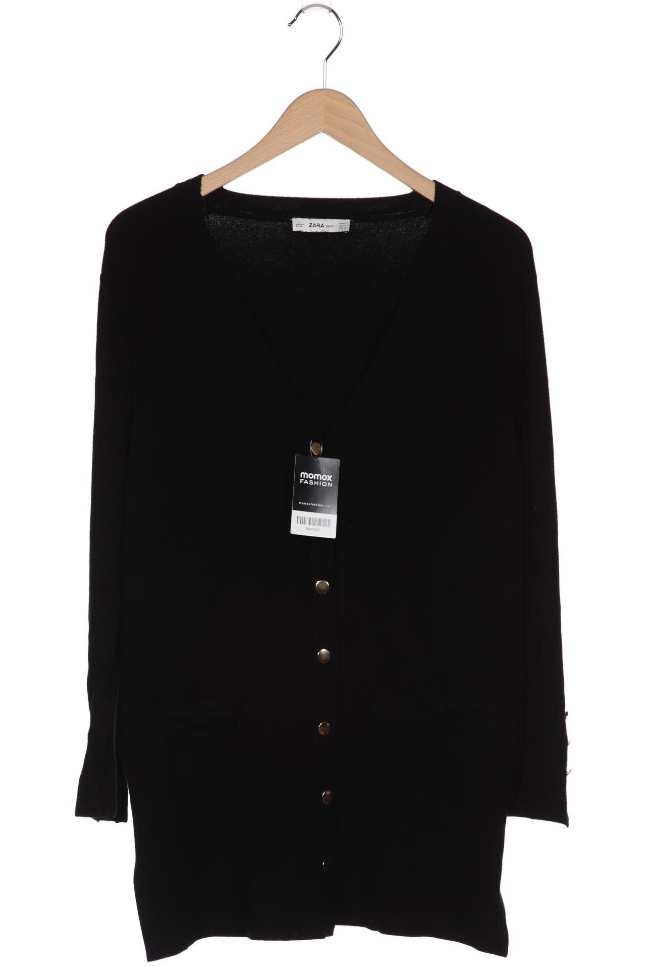 

ZARA Damen Strickjacke, schwarz
