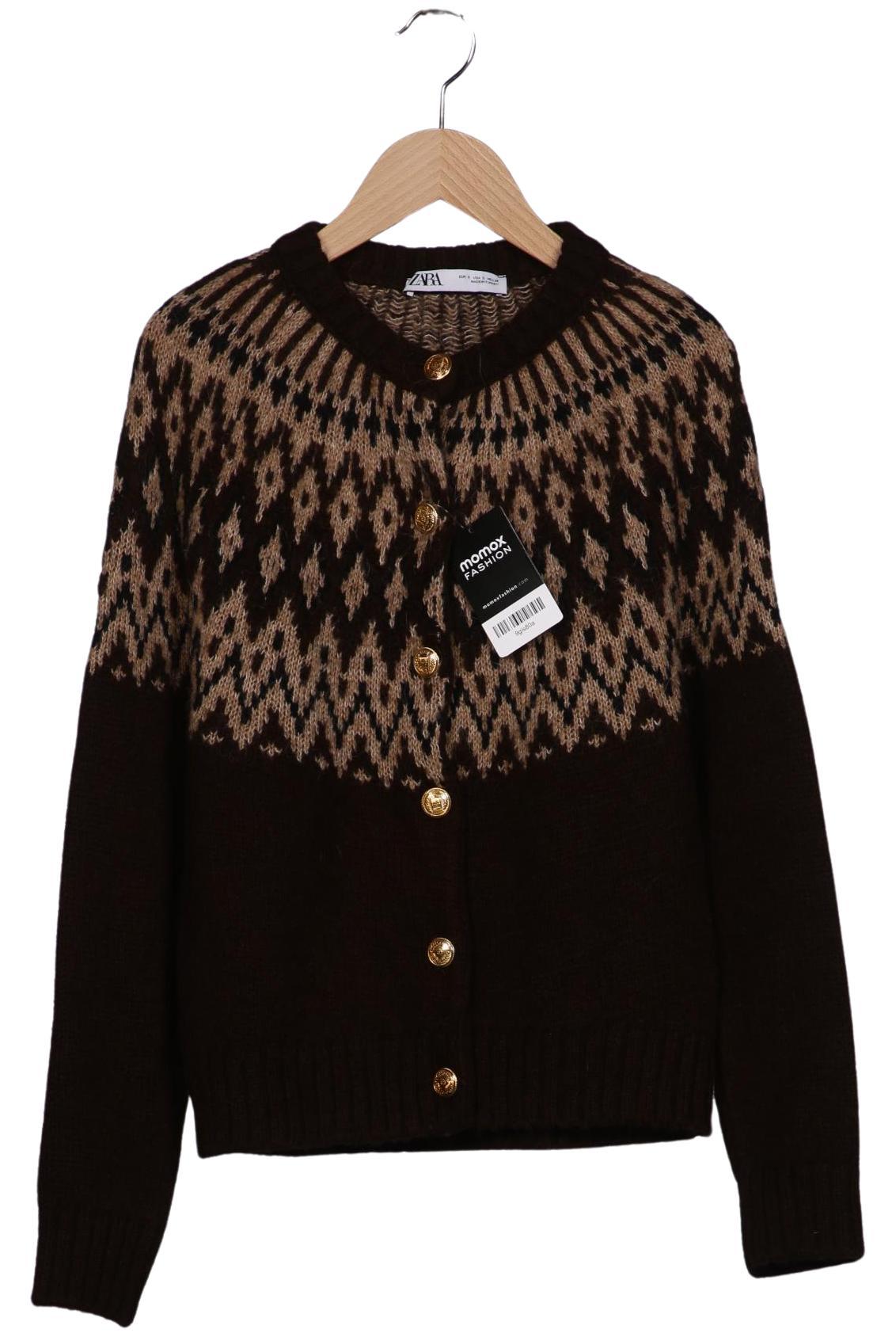 

Zara Damen Strickjacke, braun, Gr. 36