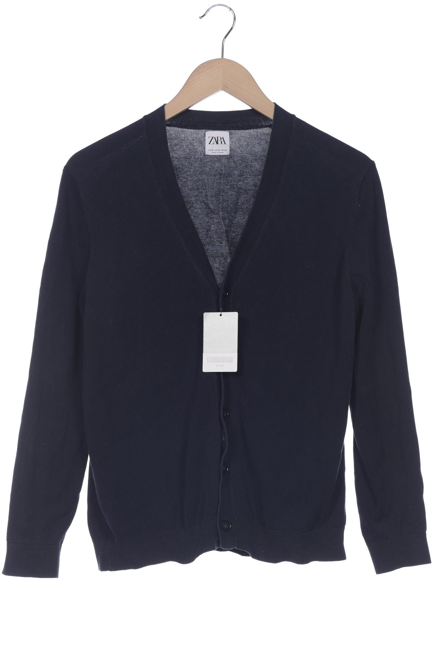 

ZARA Damen Strickjacke, marineblau