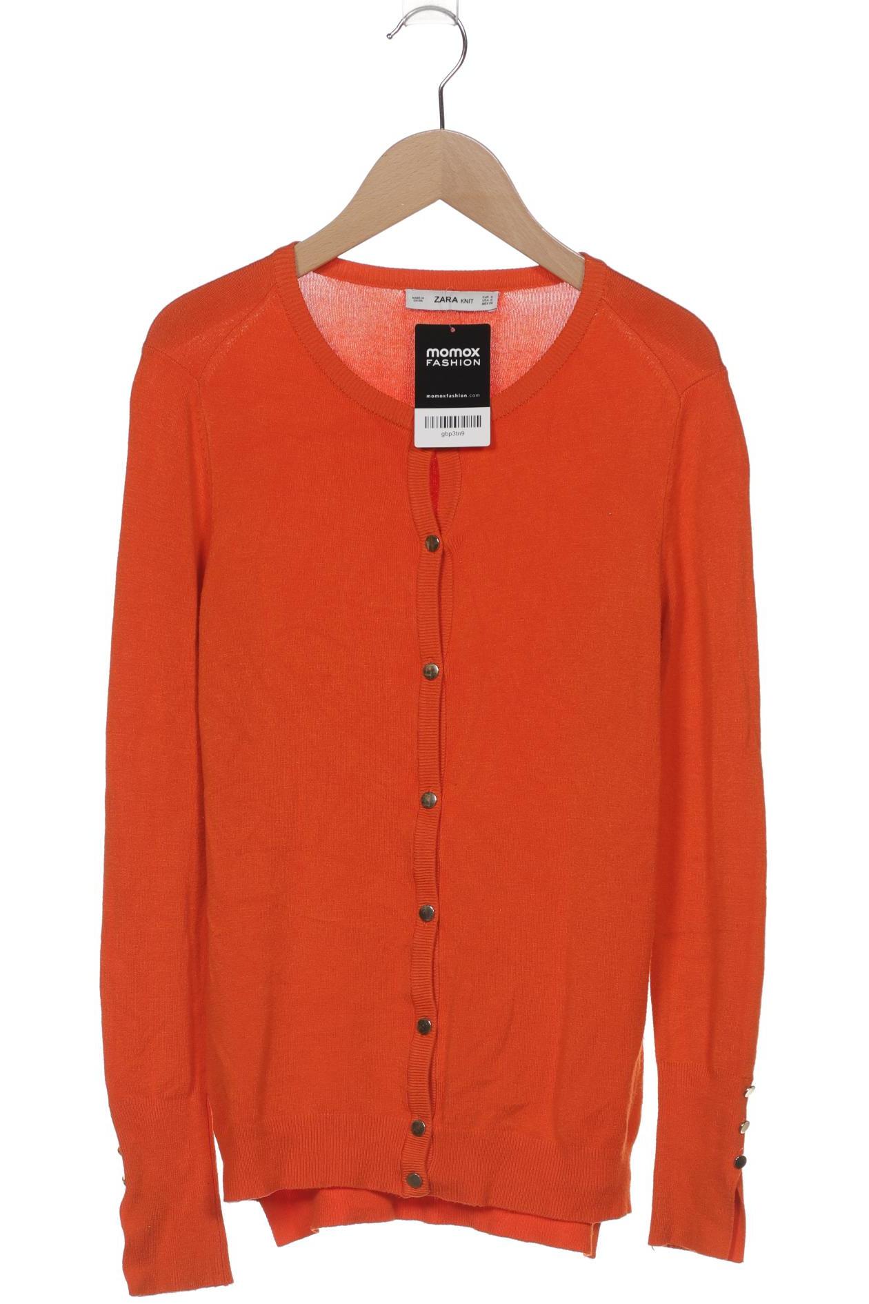

Zara Damen Strickjacke, orange, Gr. 36
