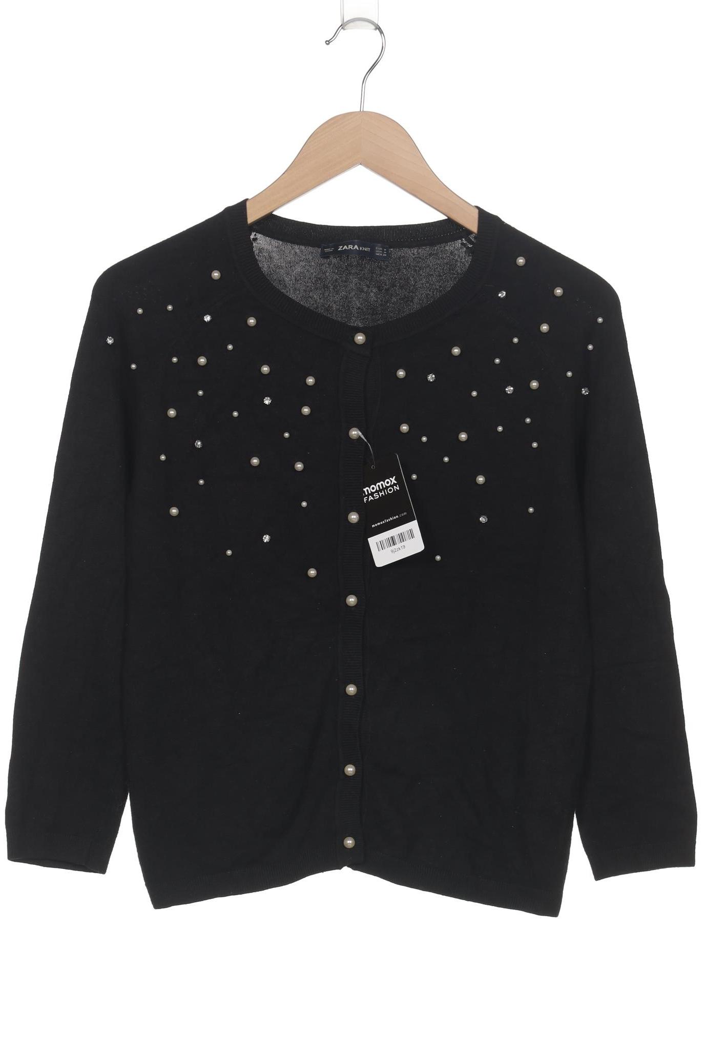 

Zara Damen Strickjacke, schwarz, Gr. 38