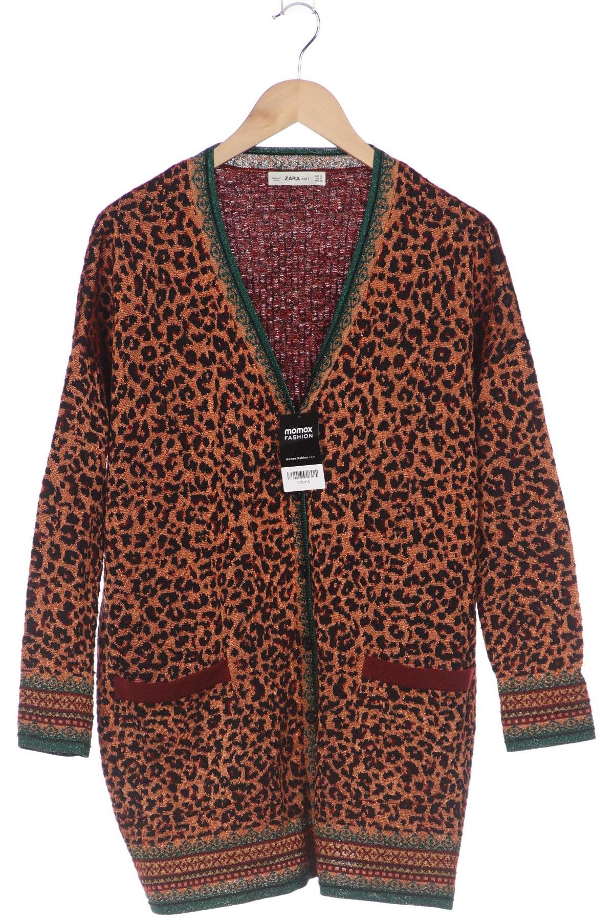 

Zara Damen Strickjacke, orange, Gr. 36