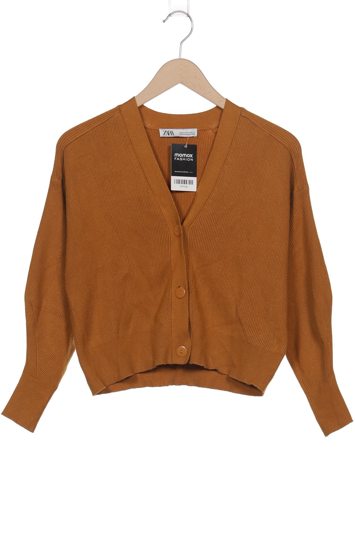 

Zara Damen Strickjacke, orange, Gr. 36