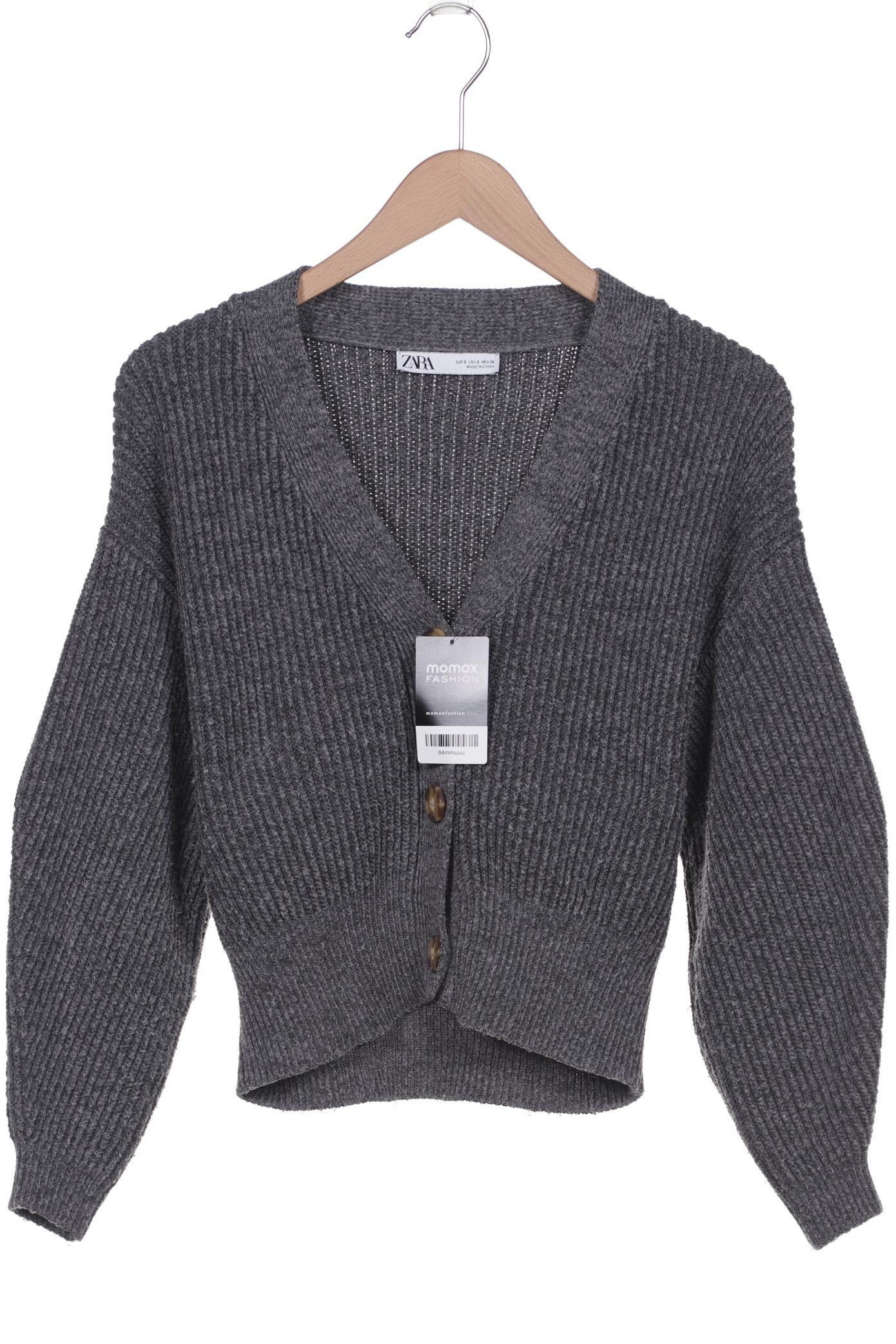 

ZARA Damen Strickjacke, grau