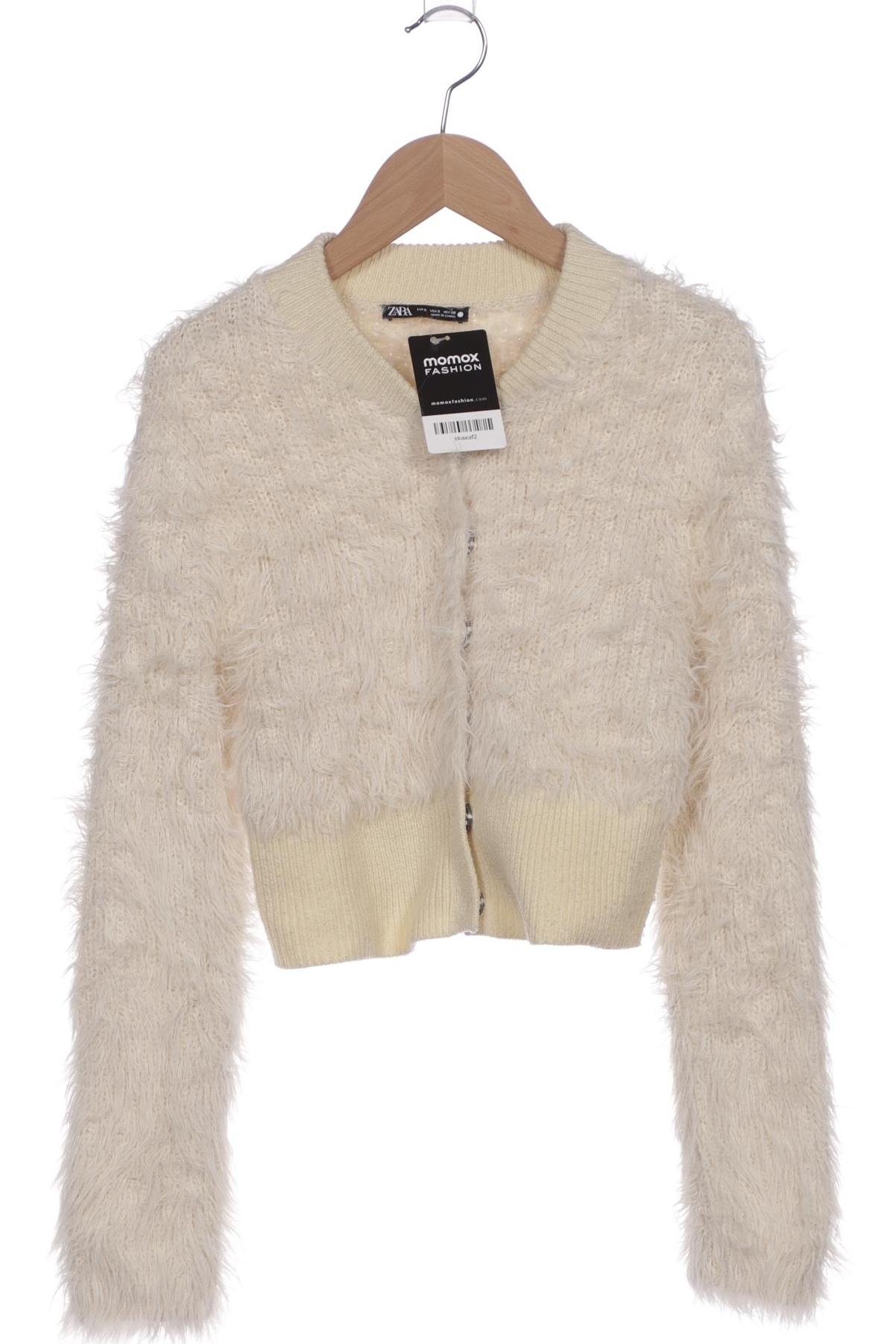 

Zara Damen Strickjacke, cremeweiß, Gr. 36