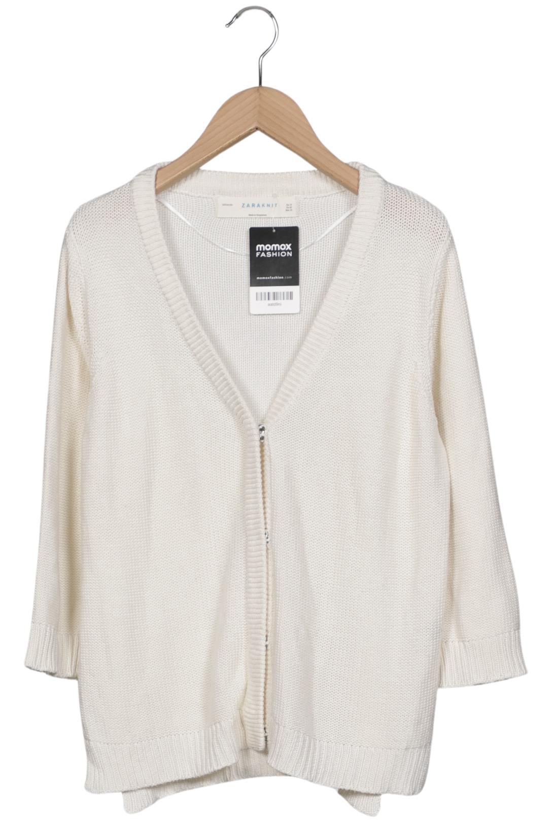 

Zara Damen Strickjacke, cremeweiß, Gr. 38