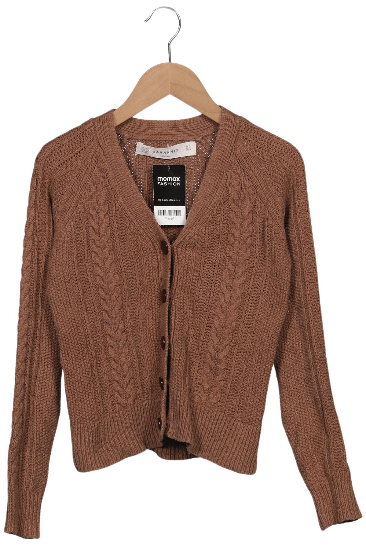 

Zara Damen Strickjacke, braun, Gr. 36