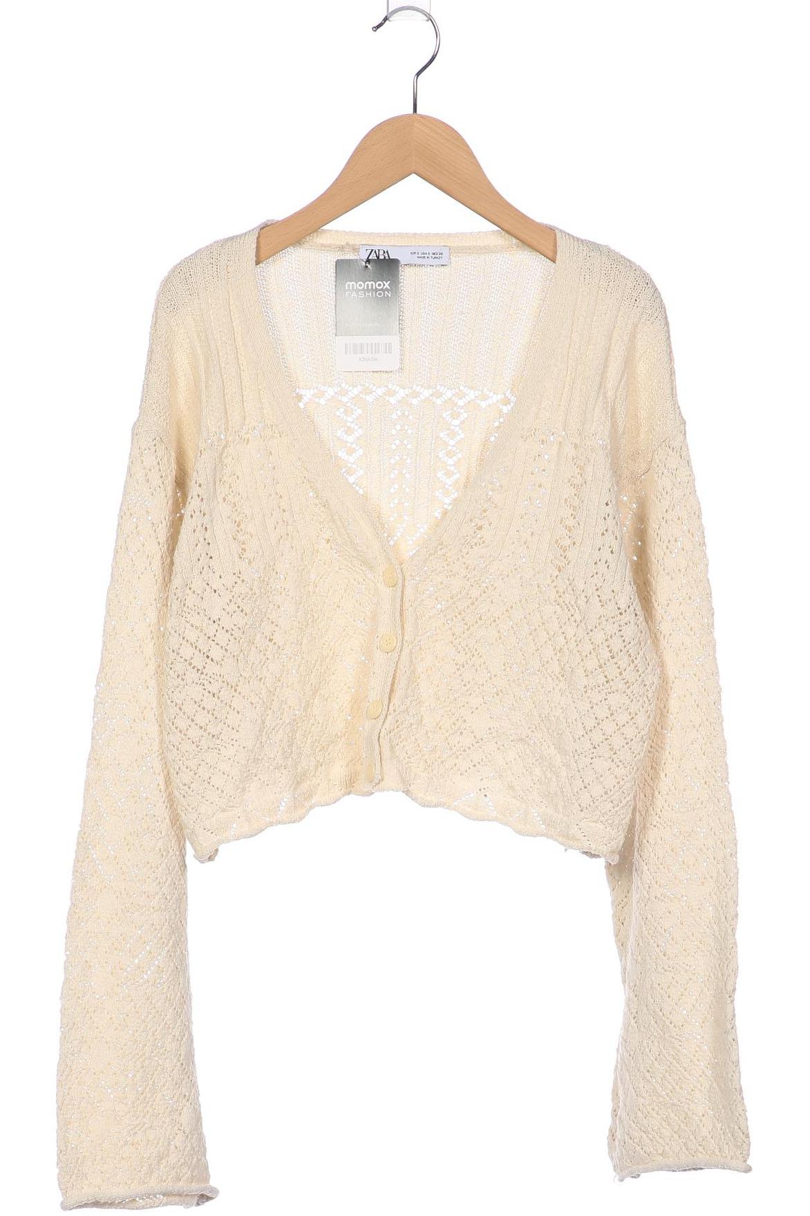 

Zara Damen Strickjacke, cremeweiß, Gr. 36